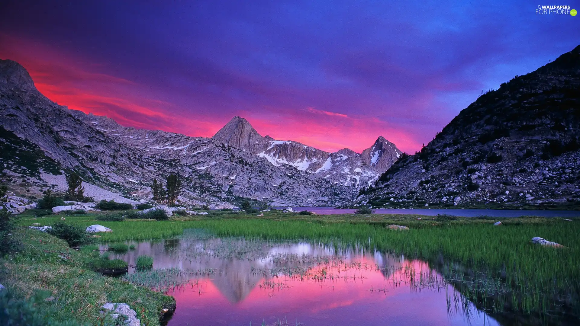 Mountains, River