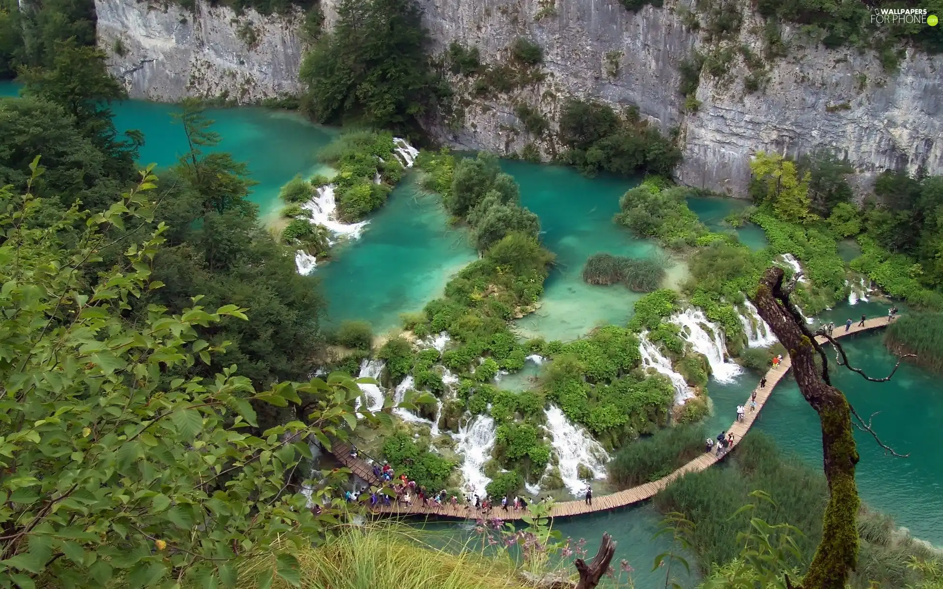 River, rocks, trees, viewes, landscape