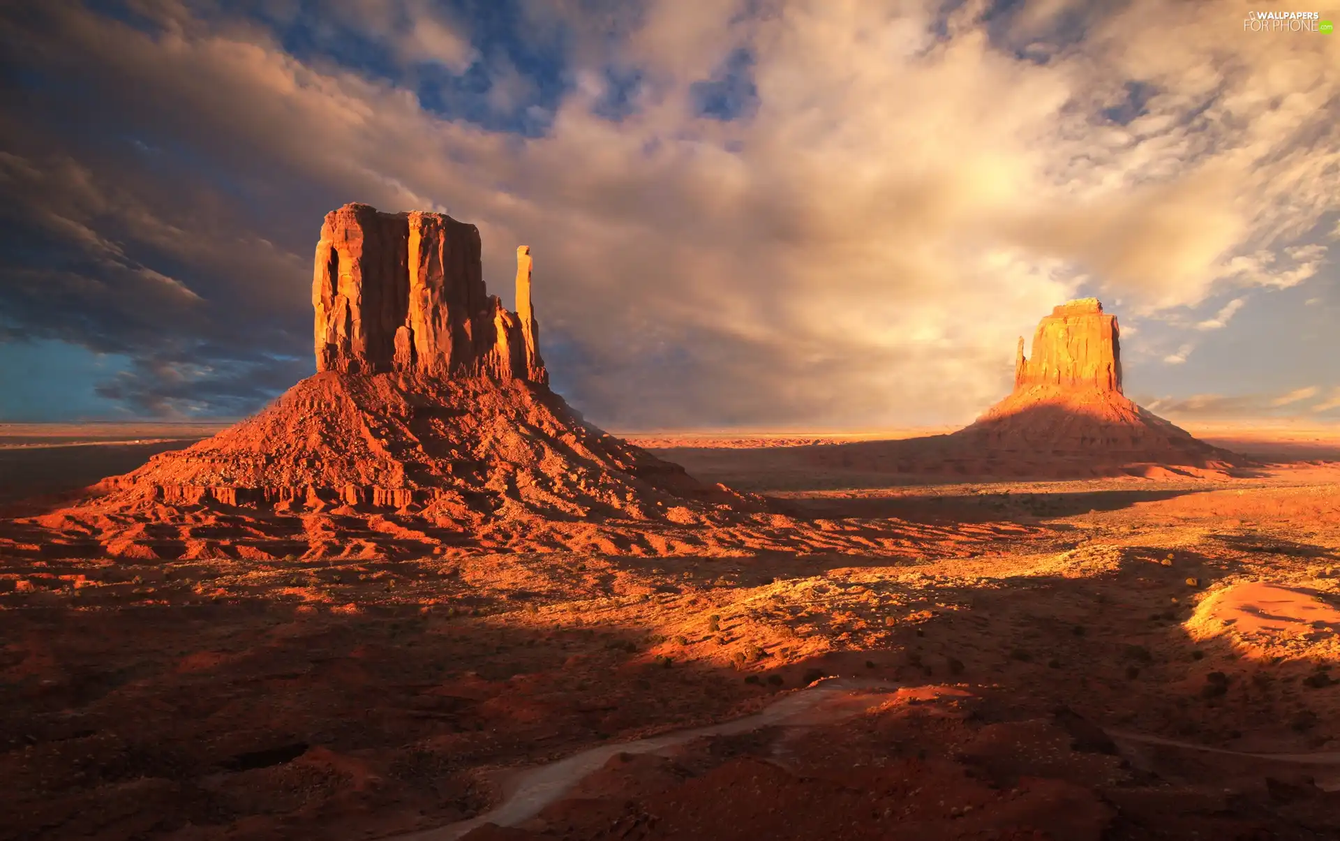 west, canyon, River, sun