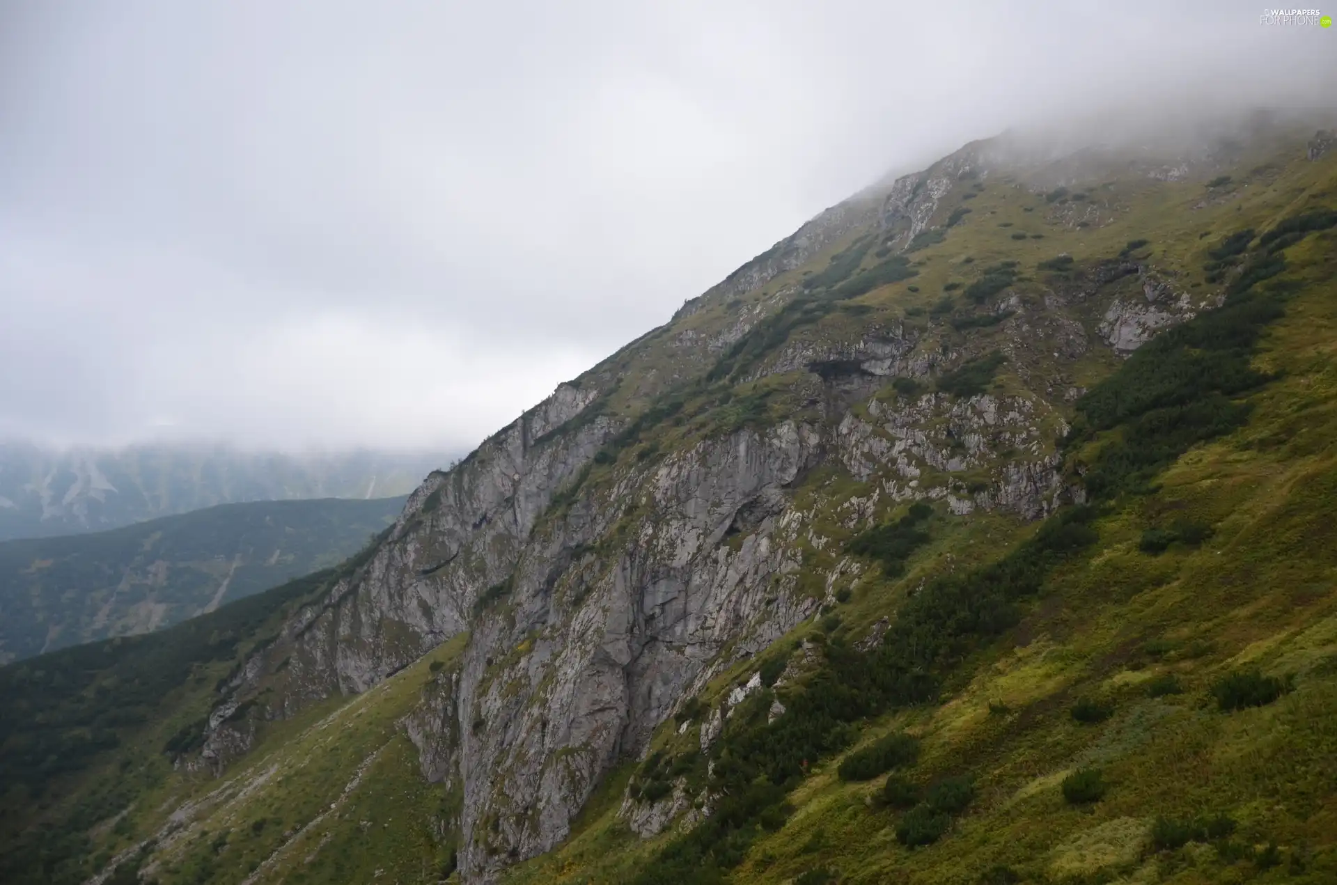 Mountains, rocks