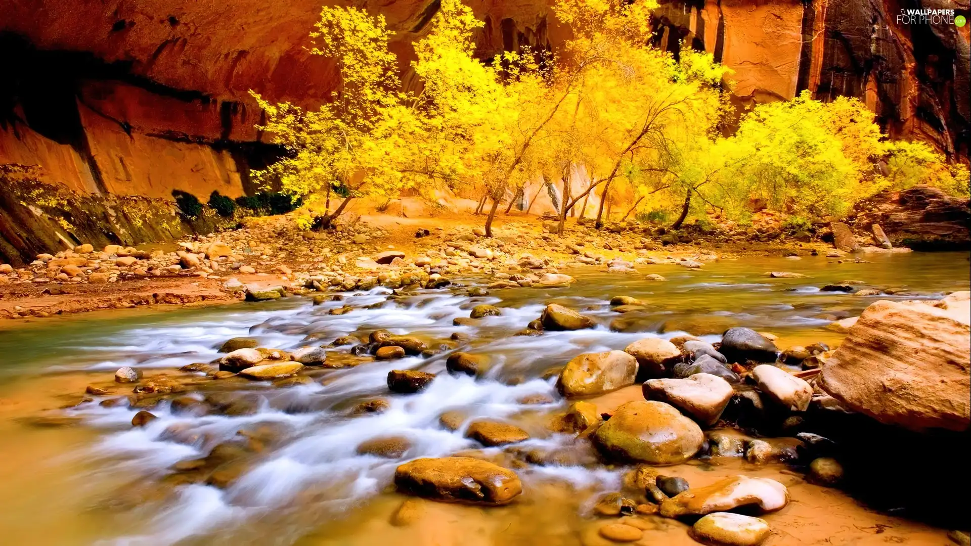 rocks, River, Stones