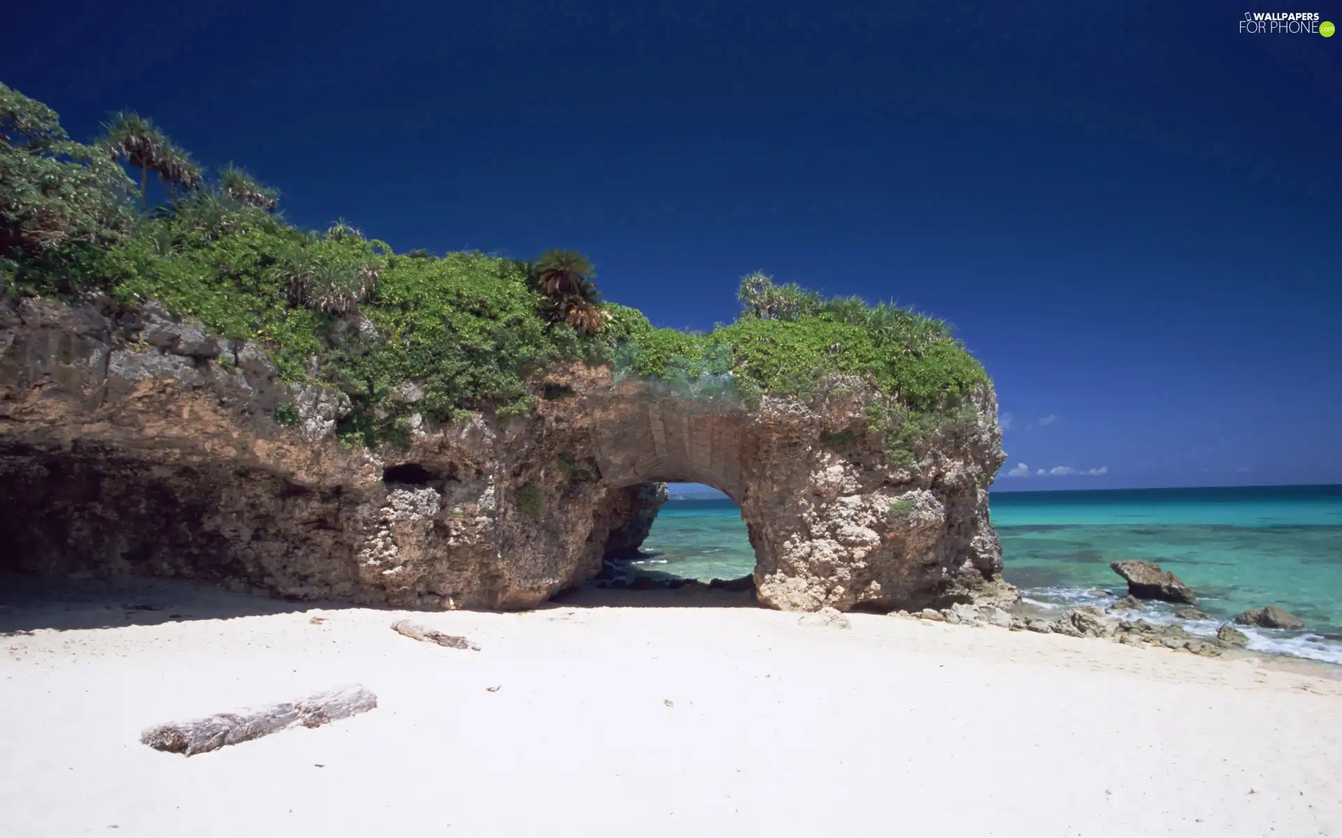 Beaches, tunnel, rocky, sea