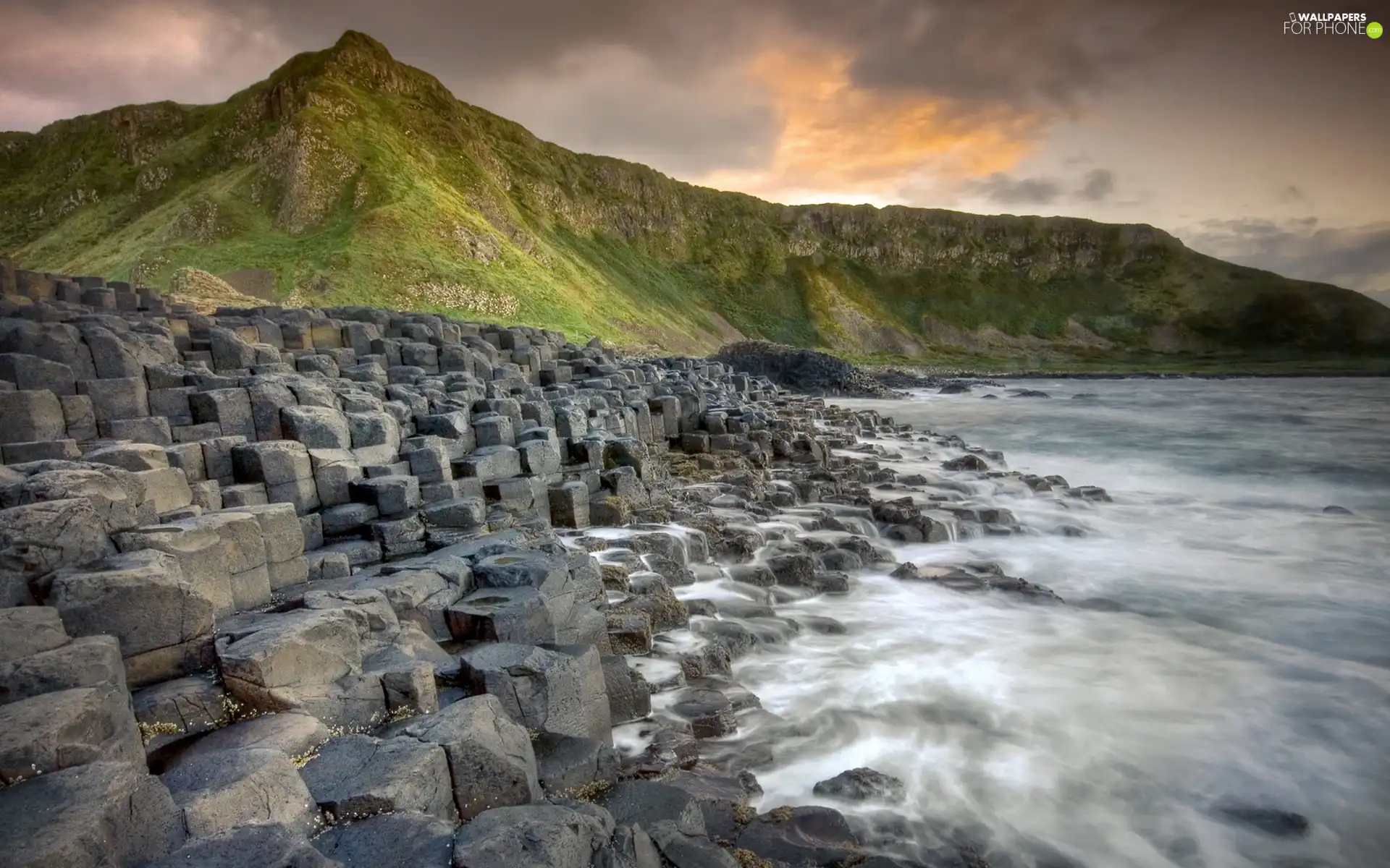 Rocky, Coast, The Hills, sea, Ireland