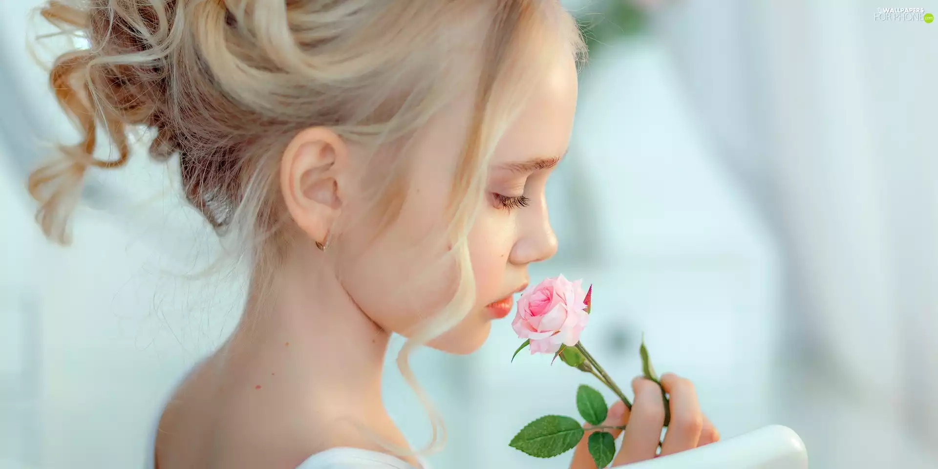 rose, girl, Blonde