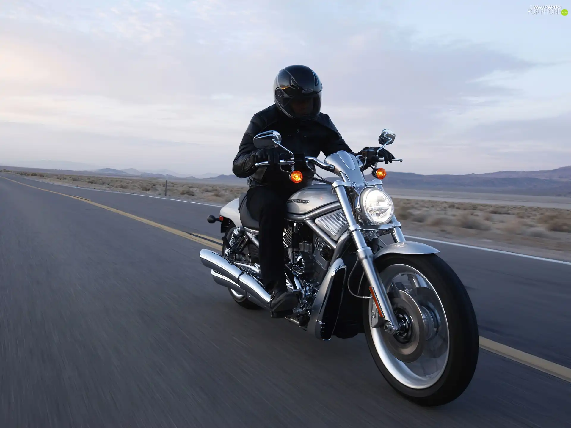 Harley Davidson V-Rod, route