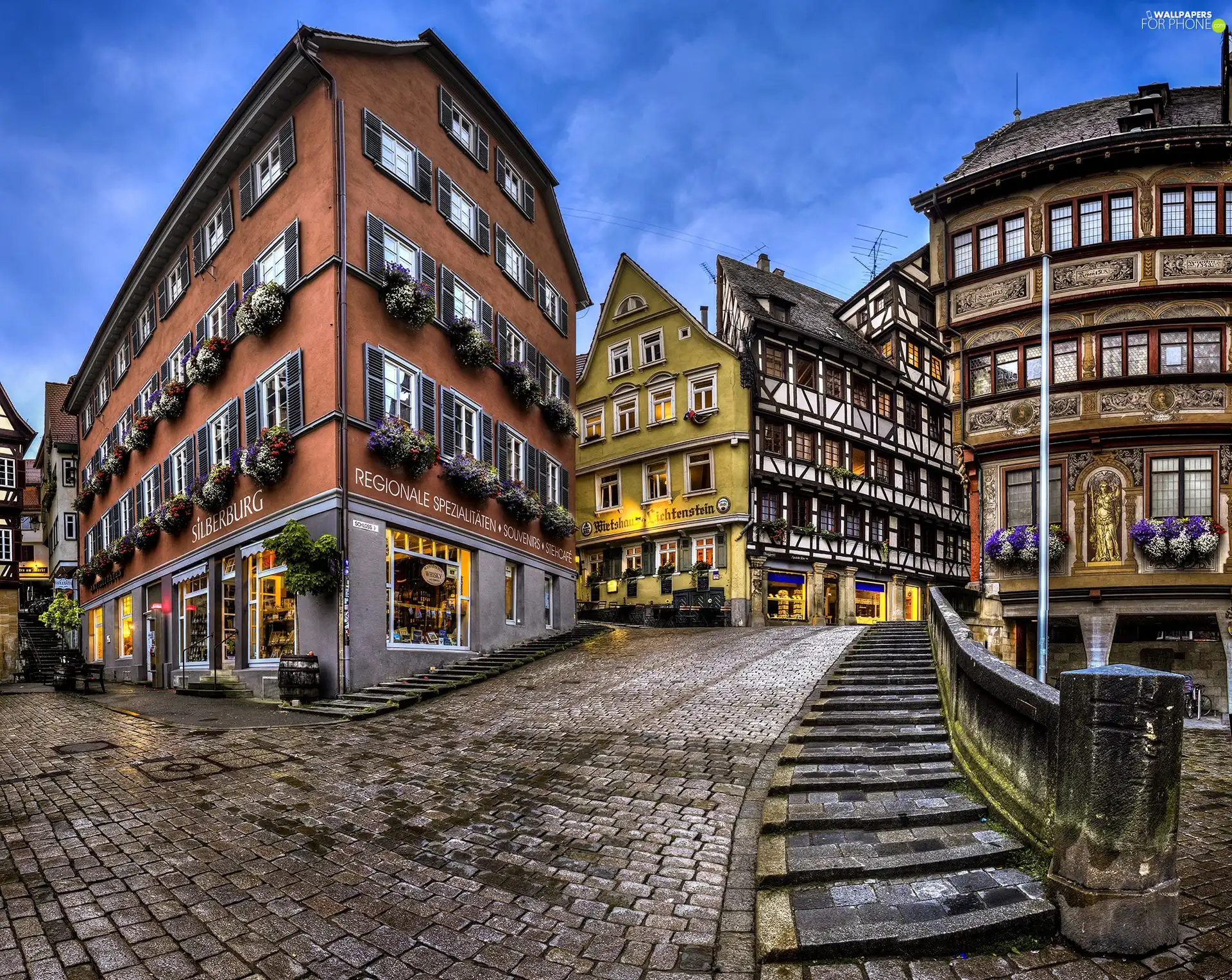 Baden-Württemberg, Germany, apartment house, perspective, City of Tübingen