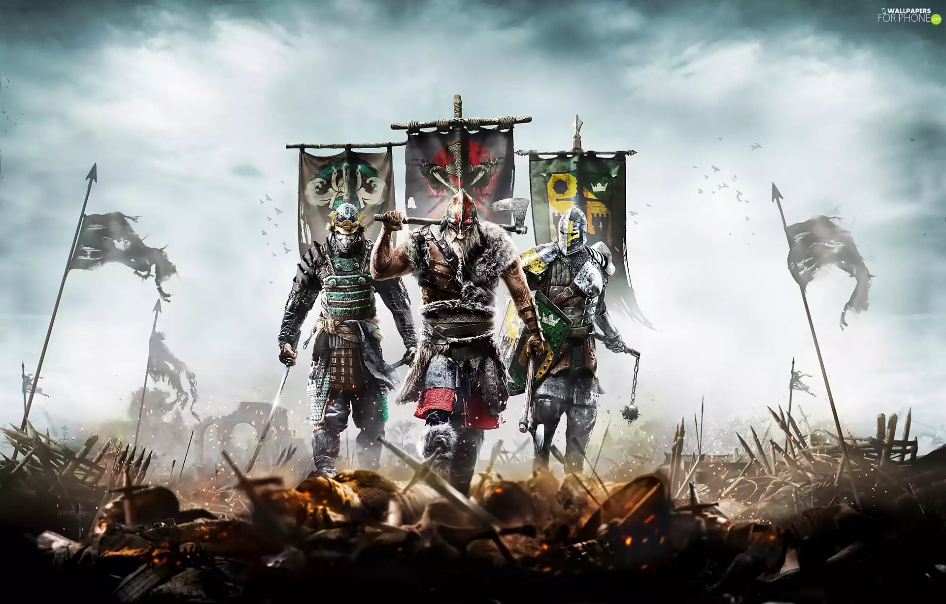 Viking, Knight, game, samurai, For Honor