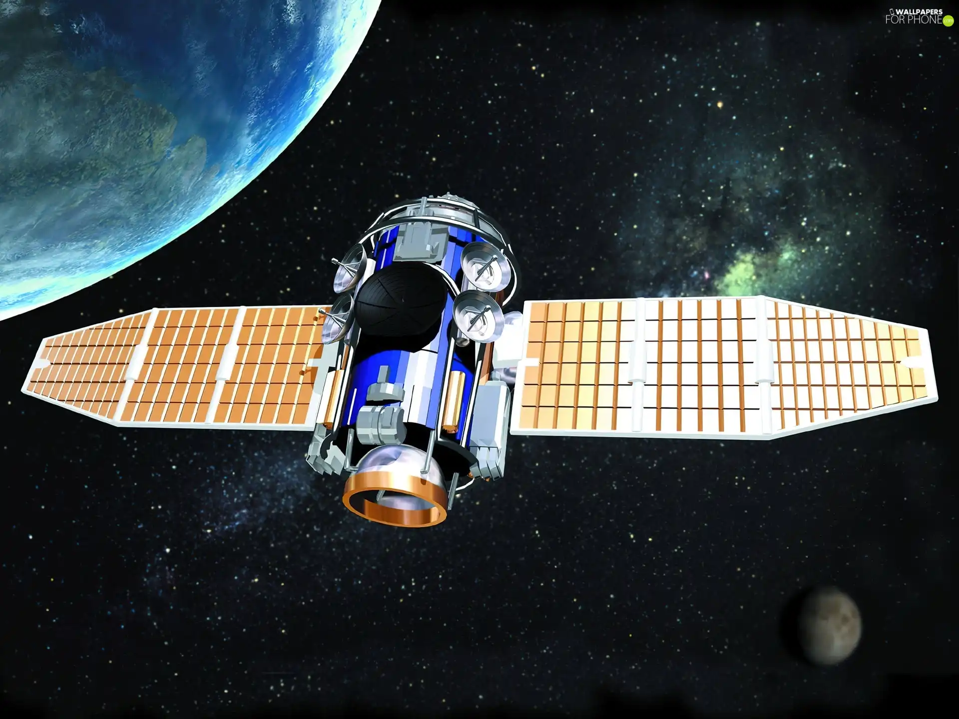 satellite, Planets, star
