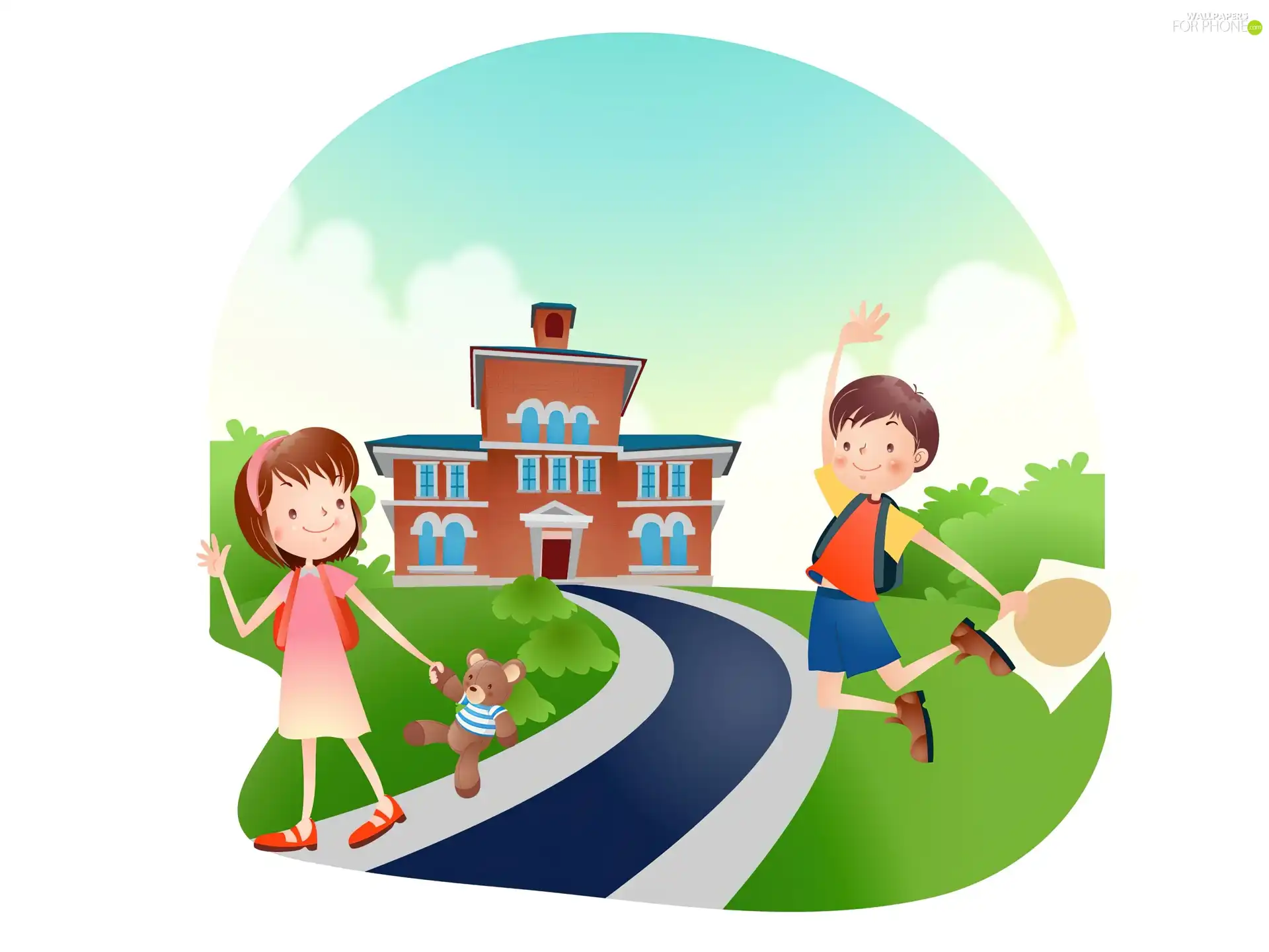good-bye, Kids, School