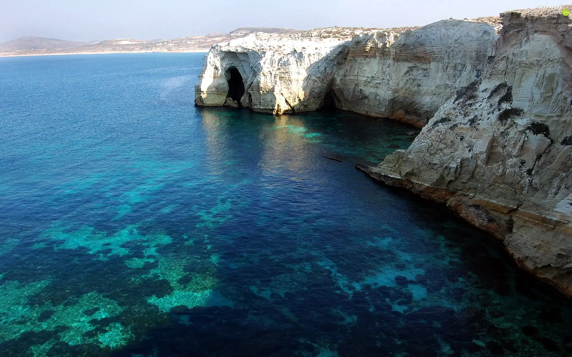 rocks, sea