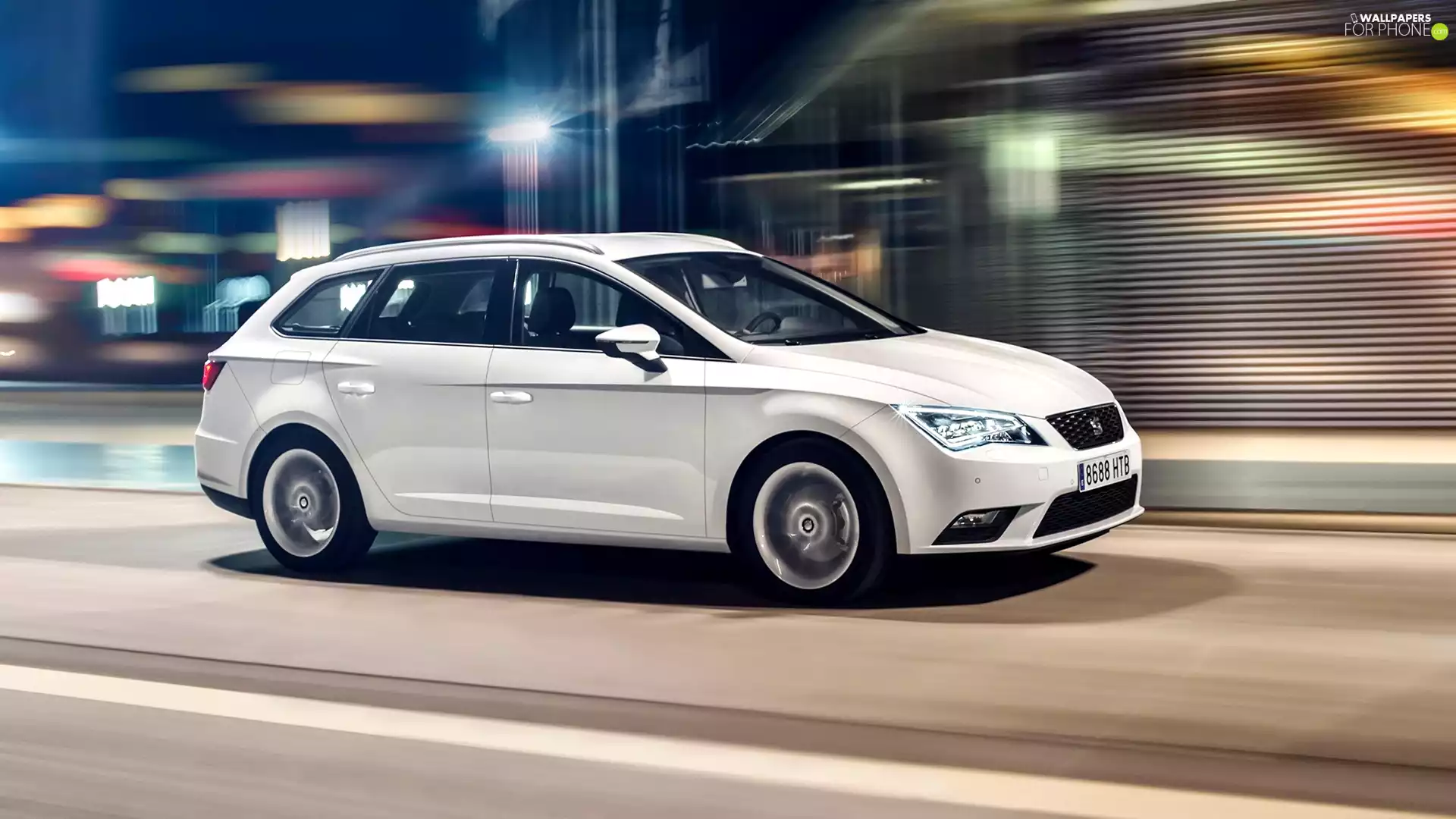 White, Seat Leon ST Kombi