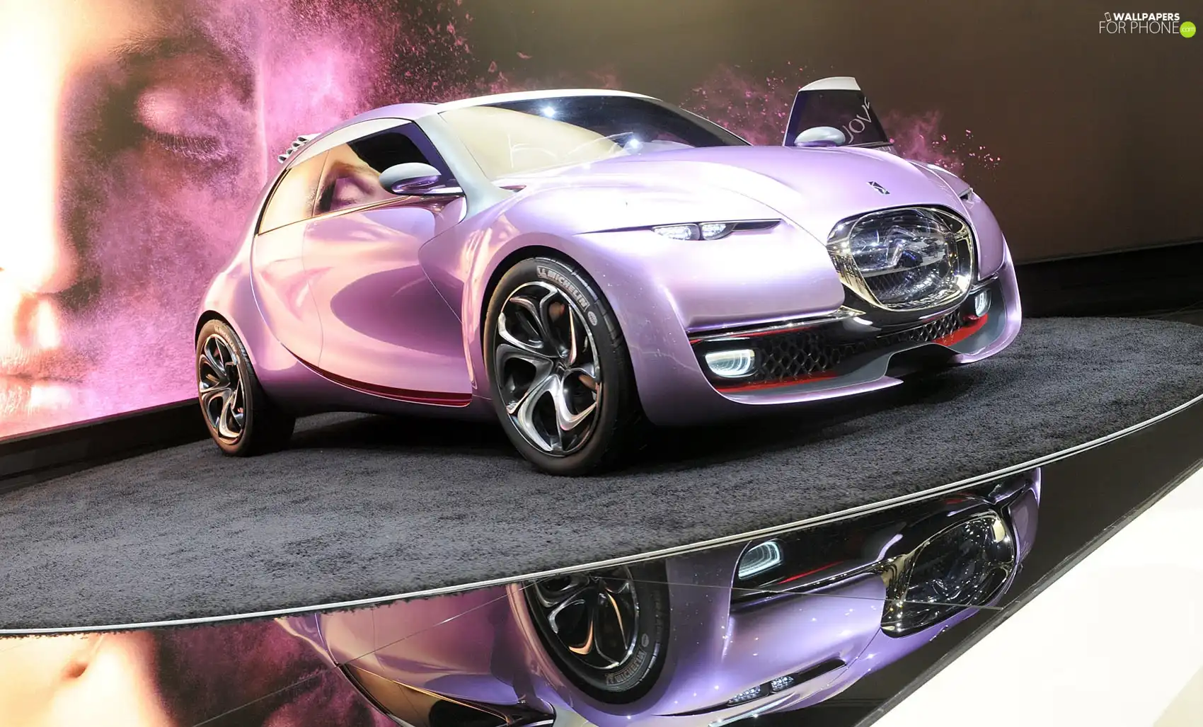 Citroen Revolte, futuristic, shape, reflection