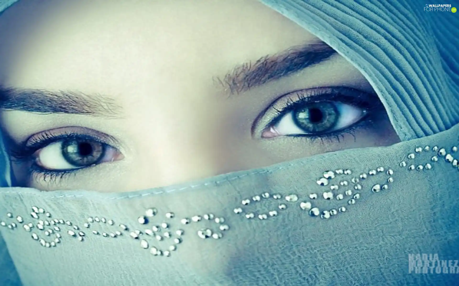 shawl, Eyes, Womens