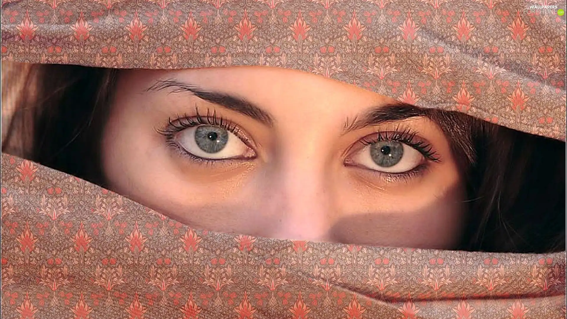 shawl, Eyes, Womens