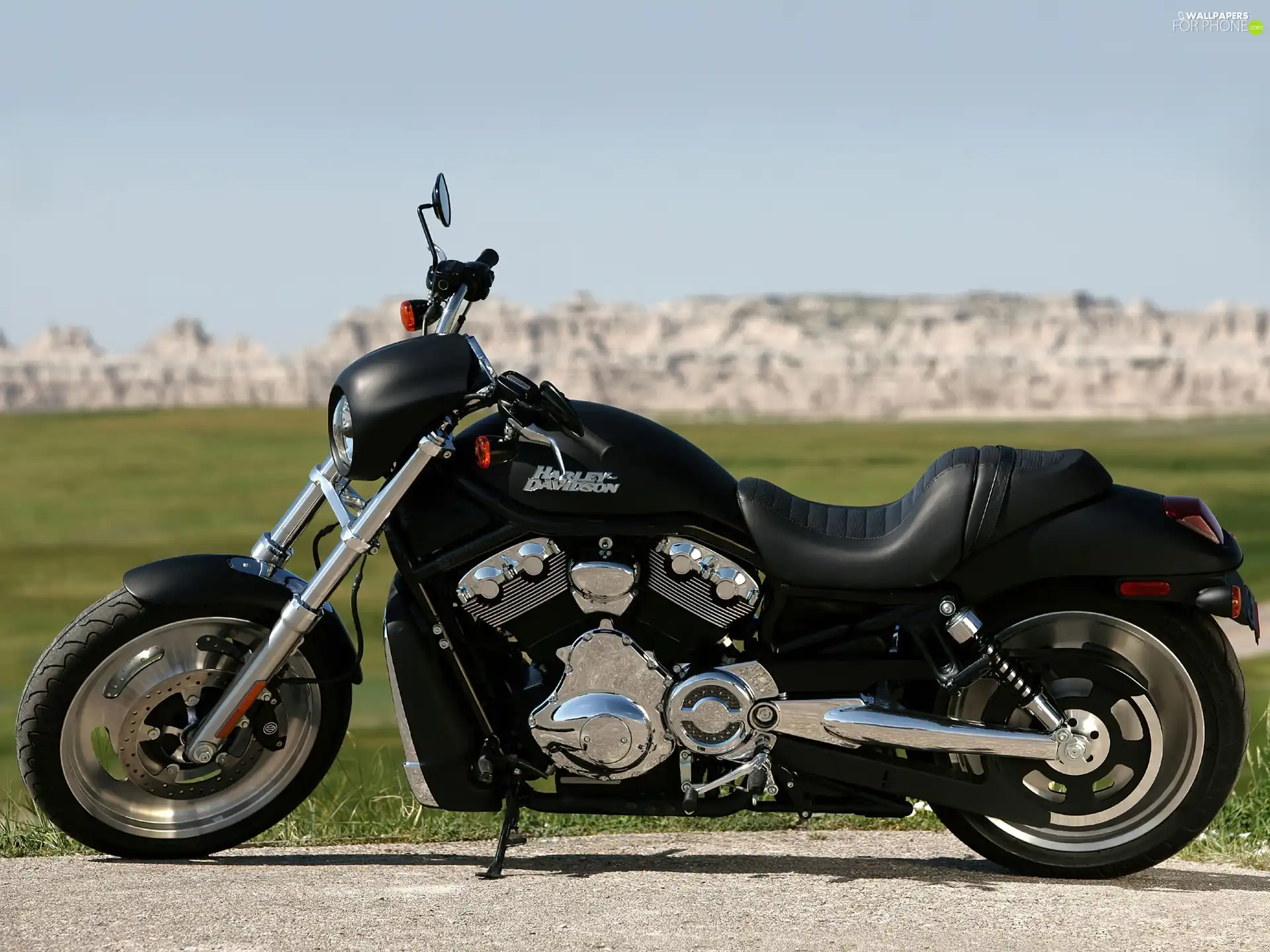 Harley-Davidson Night Rod, sitting