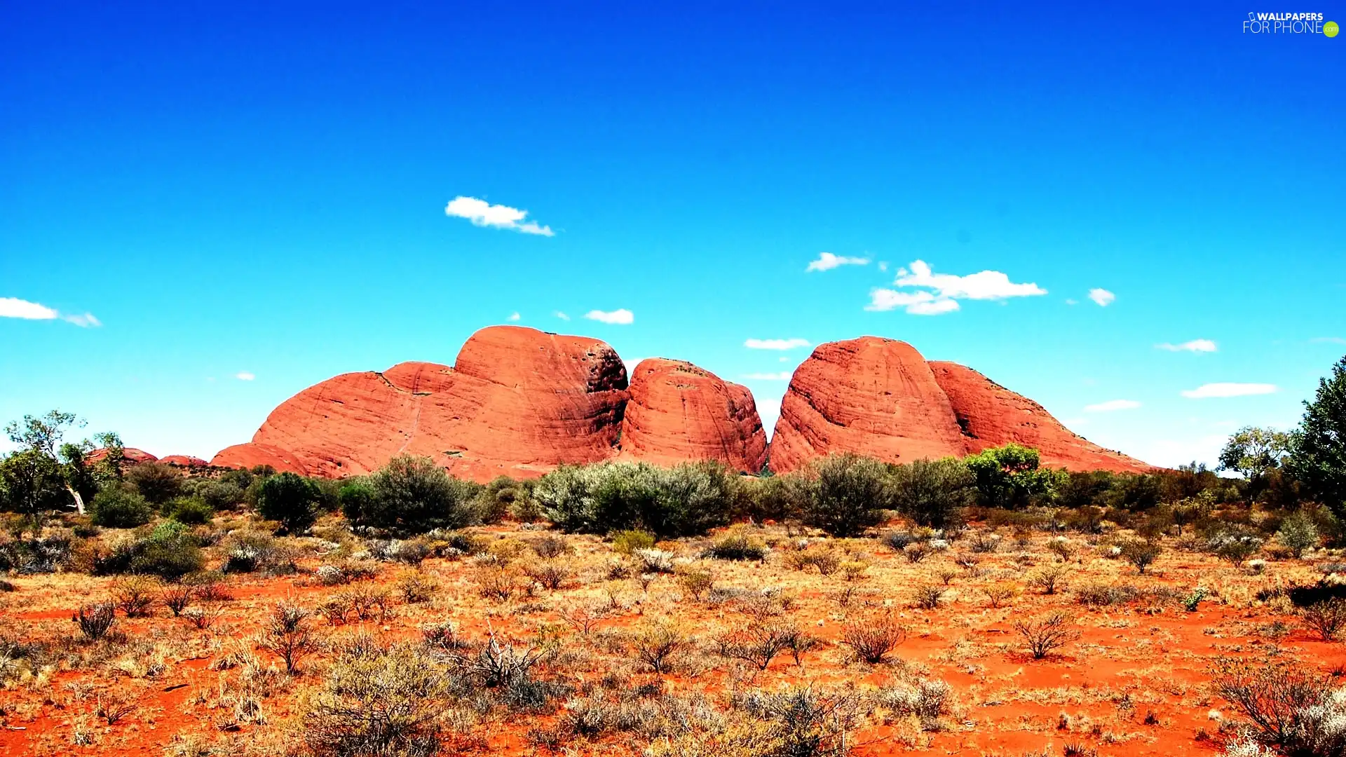 Australia, rocks, Skrub, Red