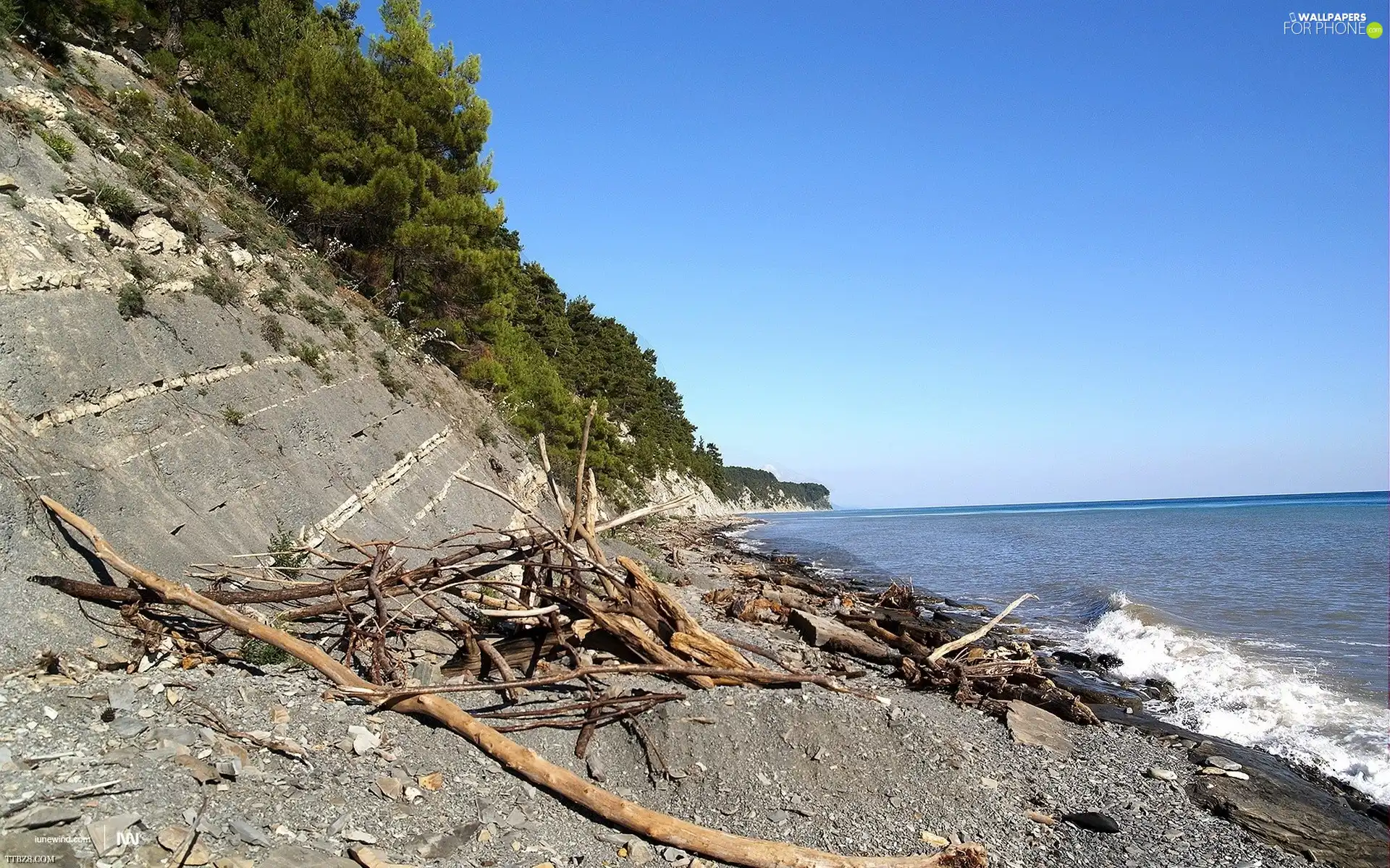 sea, clean, Sky, coast