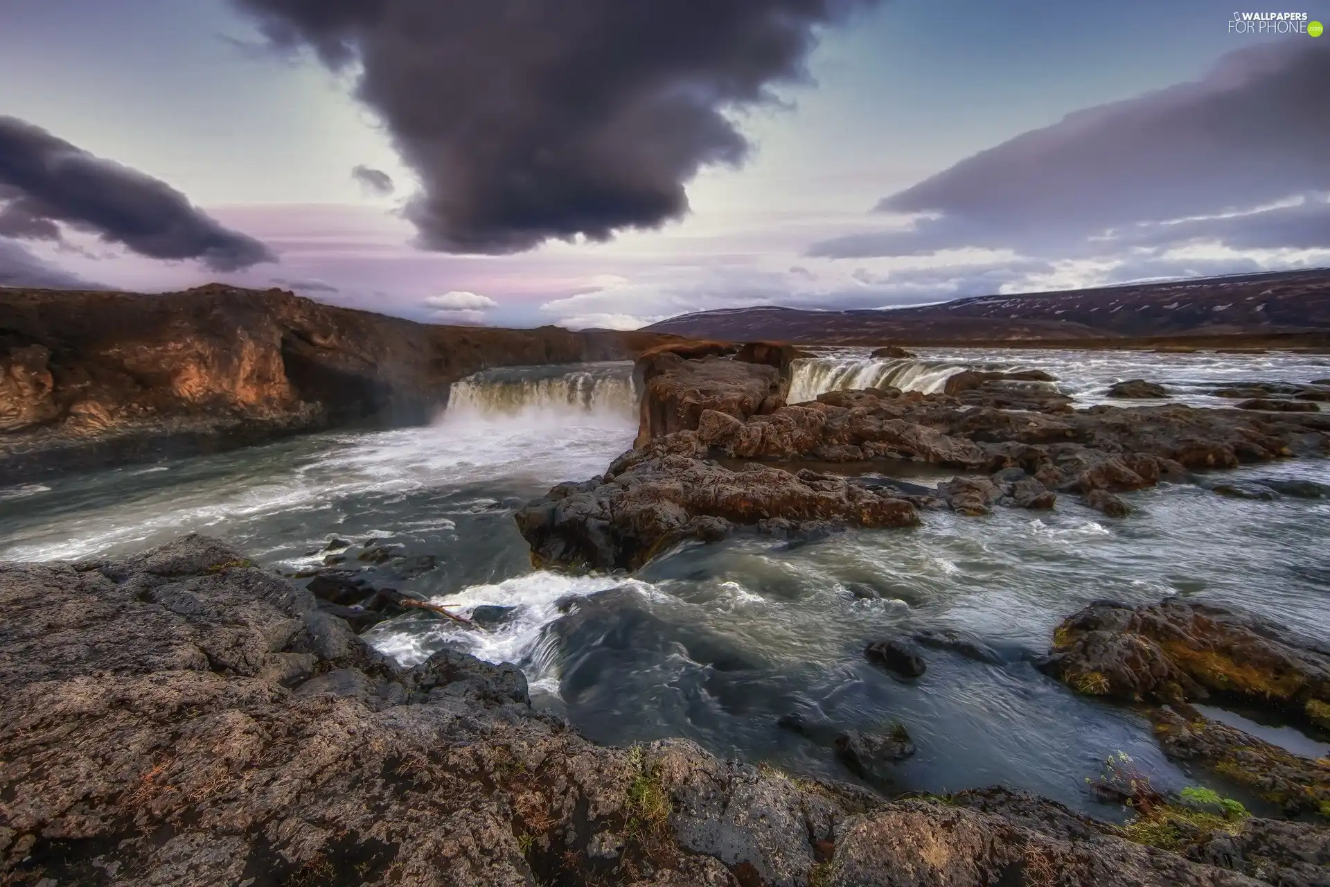 tear, Clouds, Sky, River