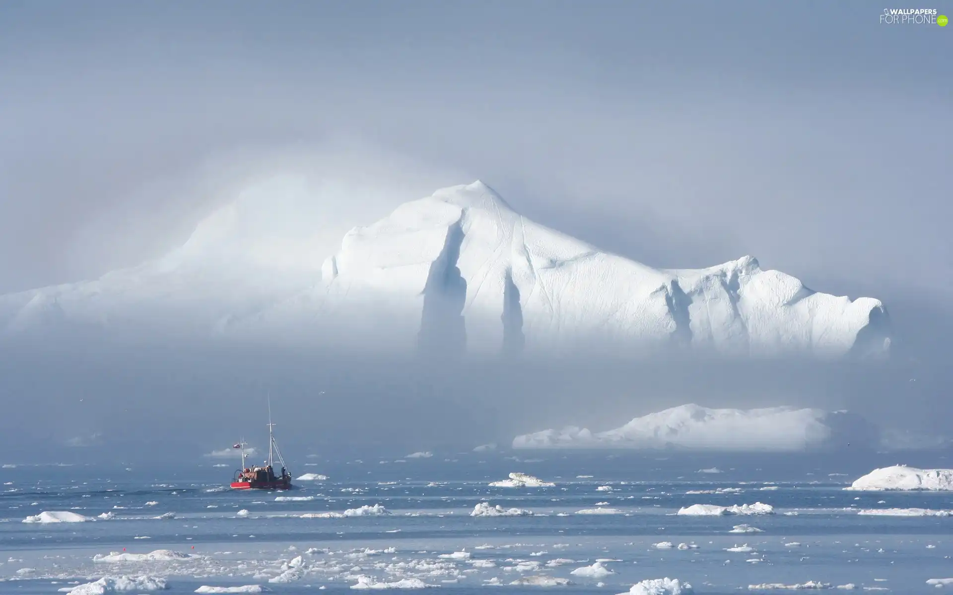 smack, Mountains, ice