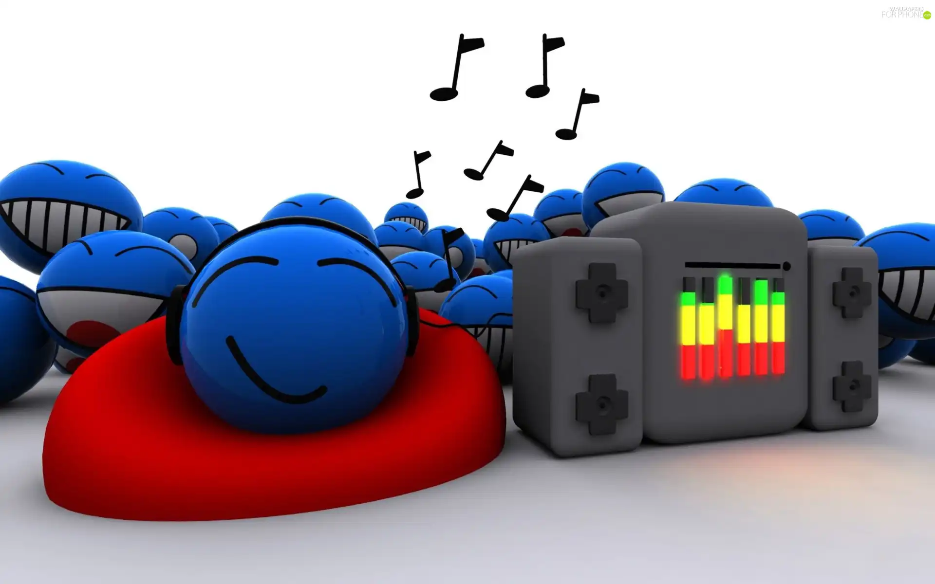 music, Smileys
