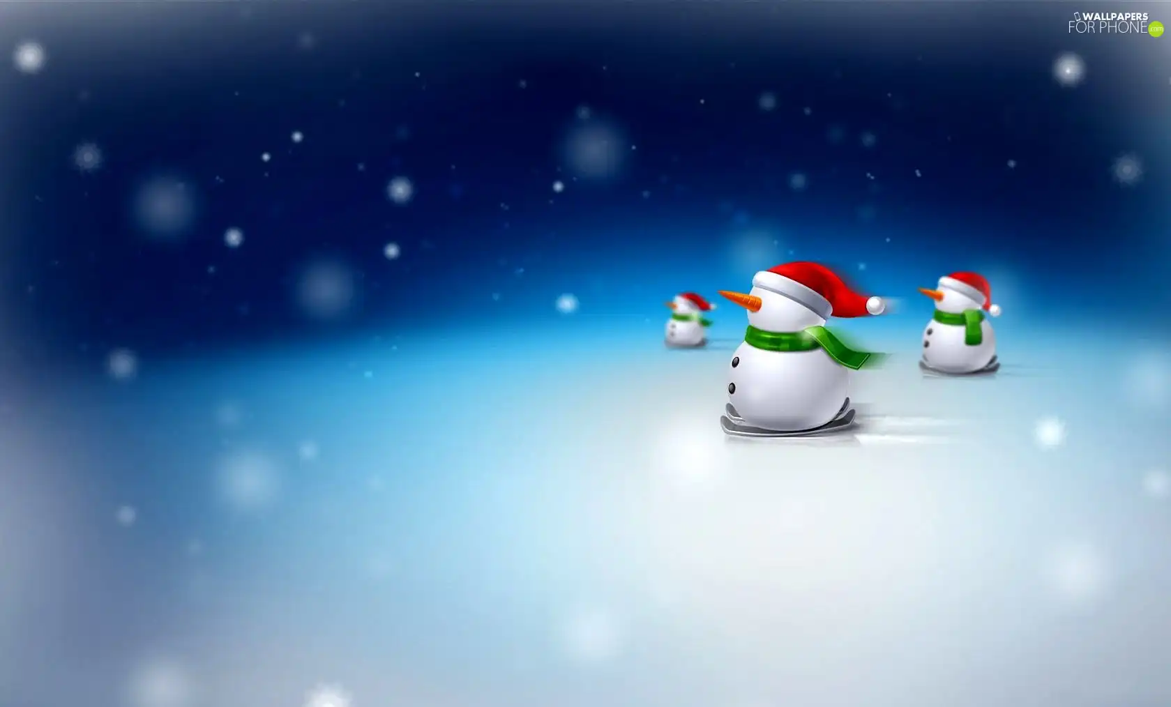 snow, snowmen, skis