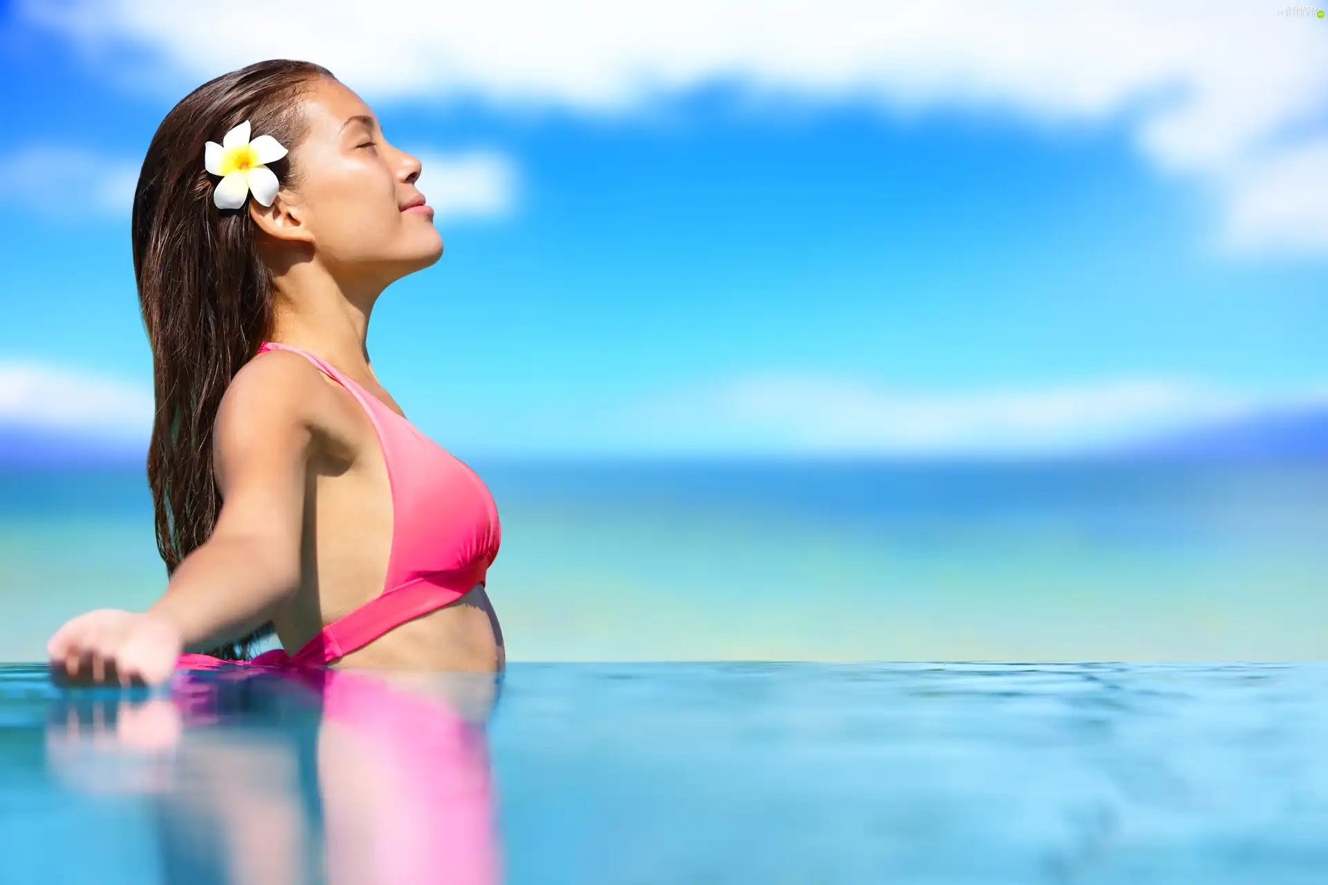 Spa, Women, Pool