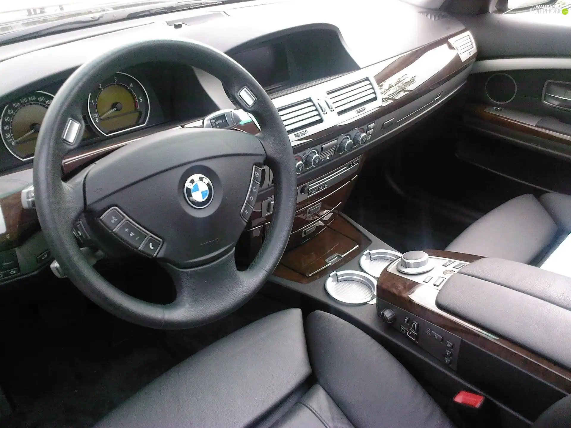 BMW 7, driver, speedometers, E65