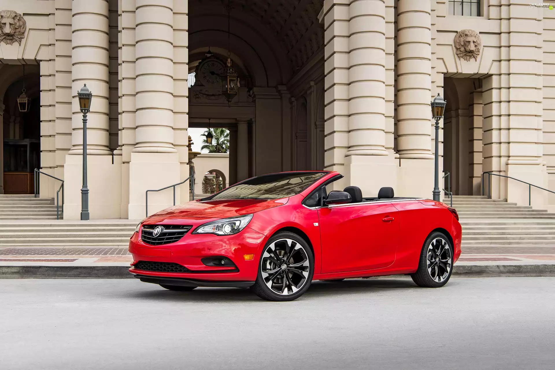 Red, Sport, House, Buick Cascada