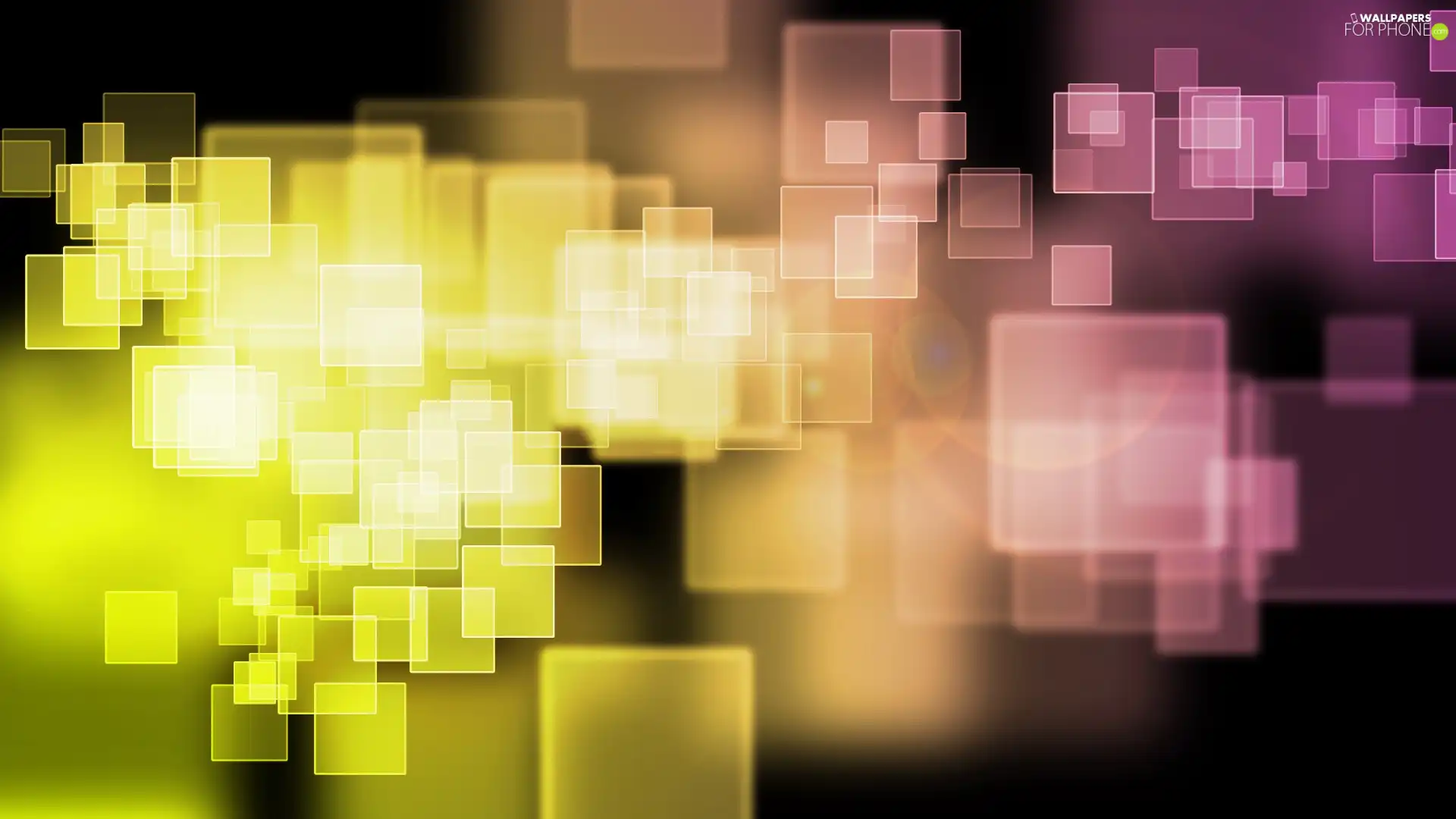 square, Yellow, Pink