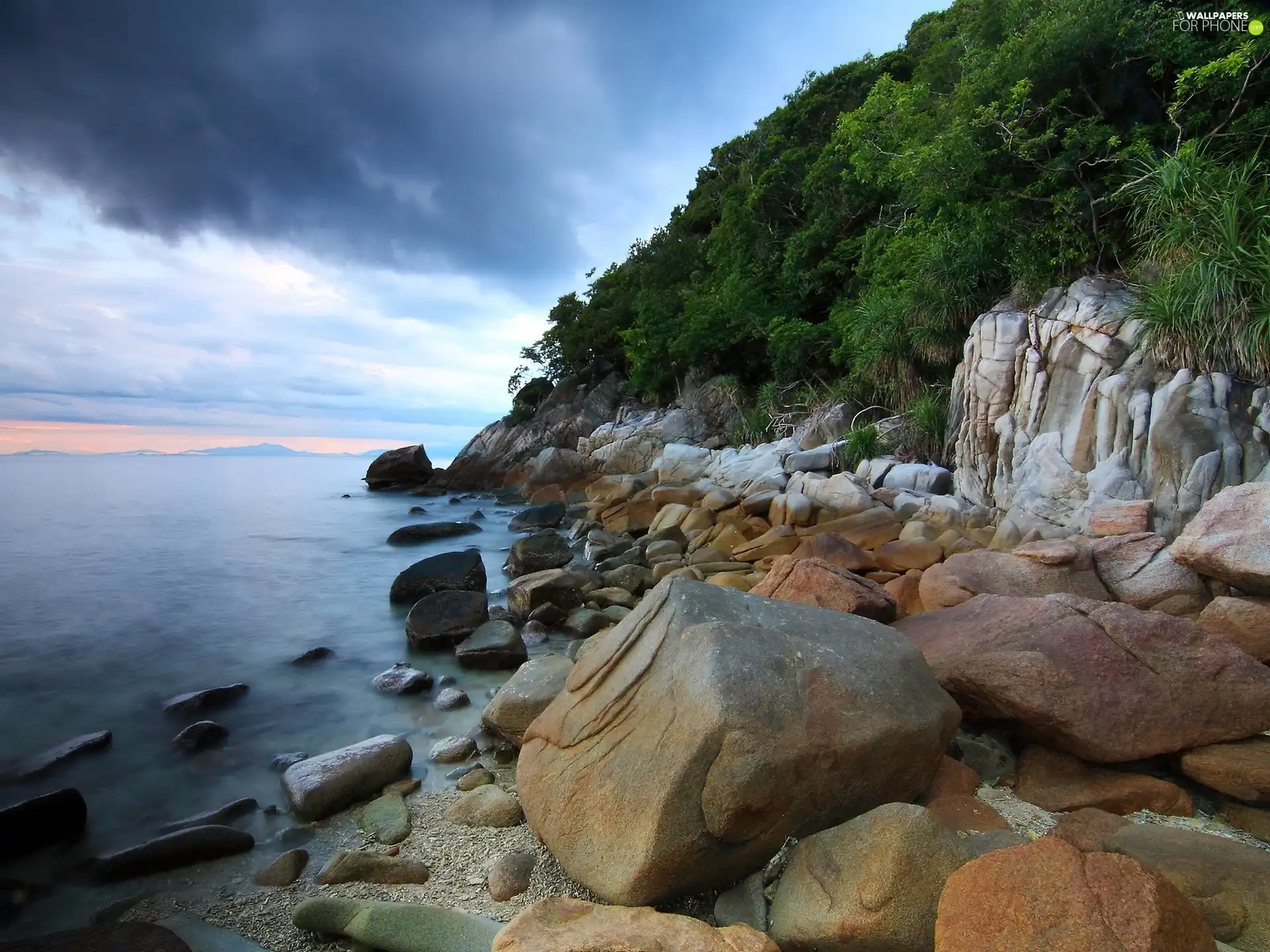 Stones, sea, coast