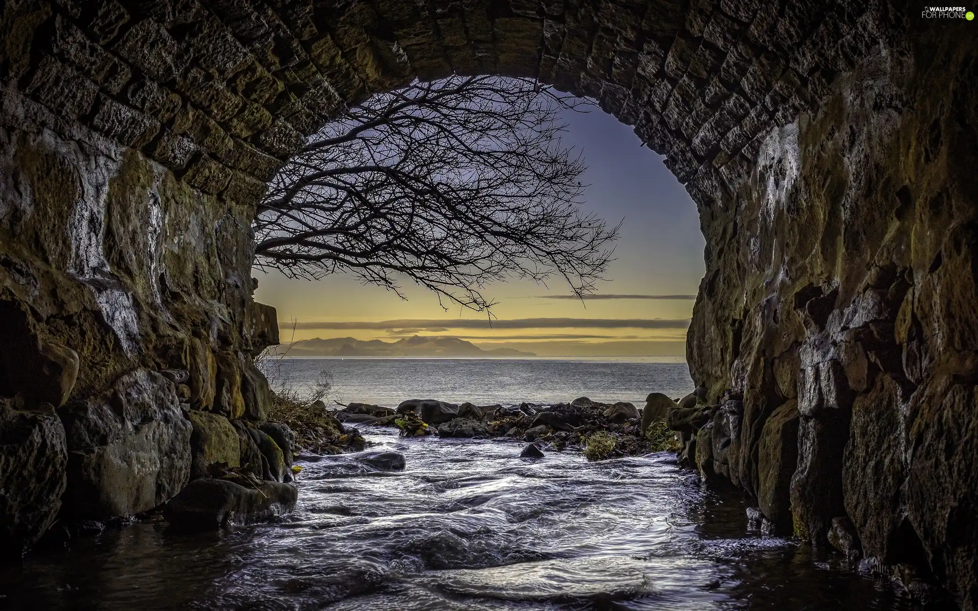 Stones, Coast, rocks