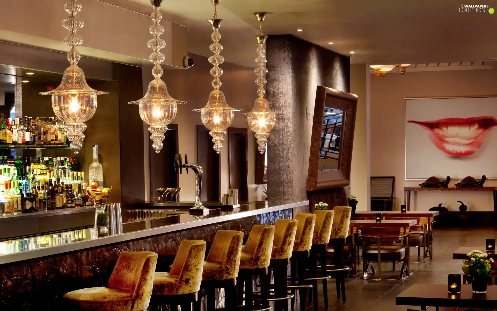 Bar, Lamps, Stool, alcohols