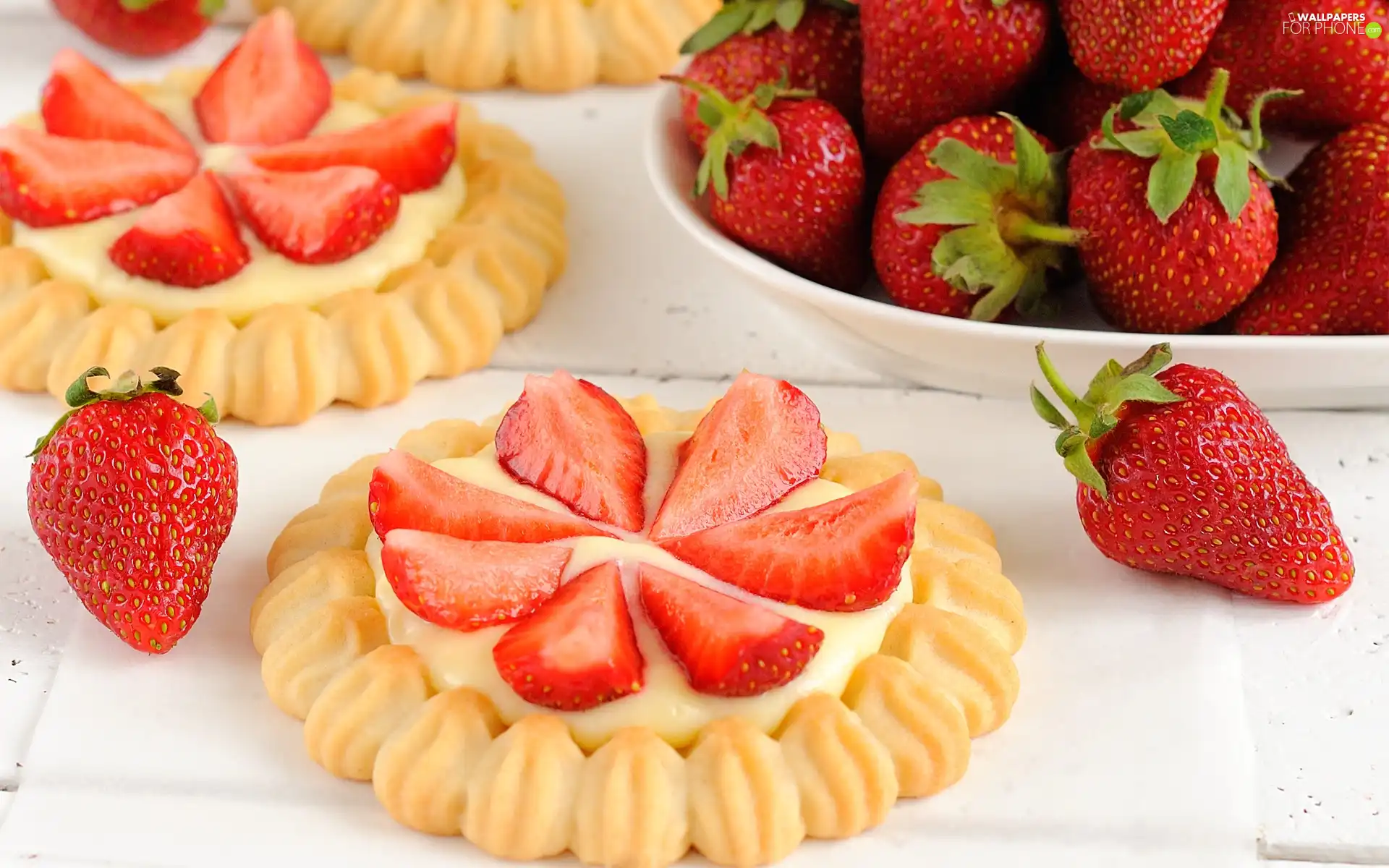 tartlets, Strawberry