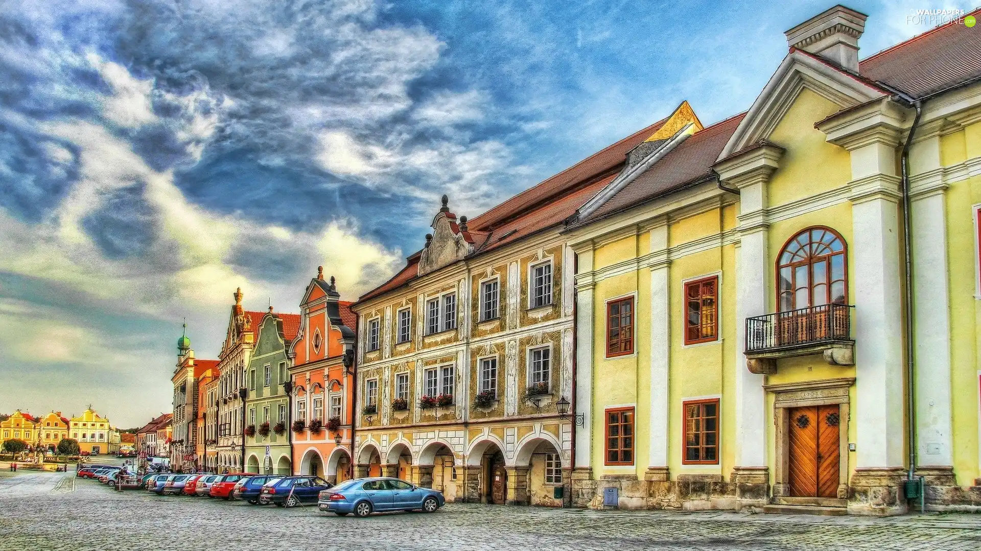 Czech Republic, Houses, Street