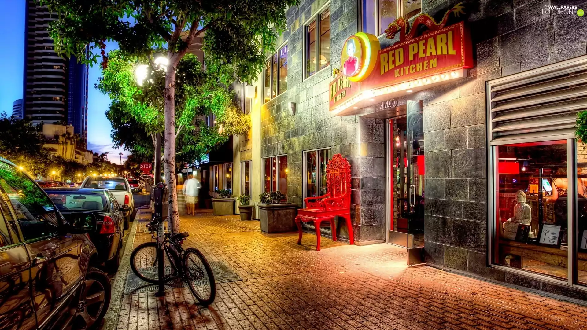 San Diego, Restaurant, Street