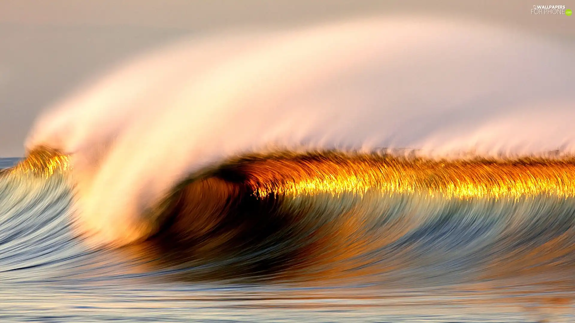 sea, glamour, sun, Waves