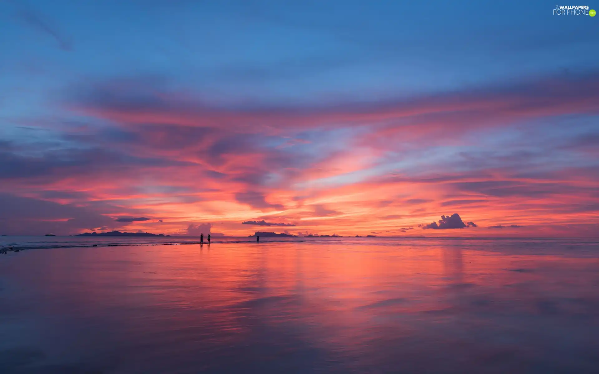 Great Sunsets, color, Sky, sea