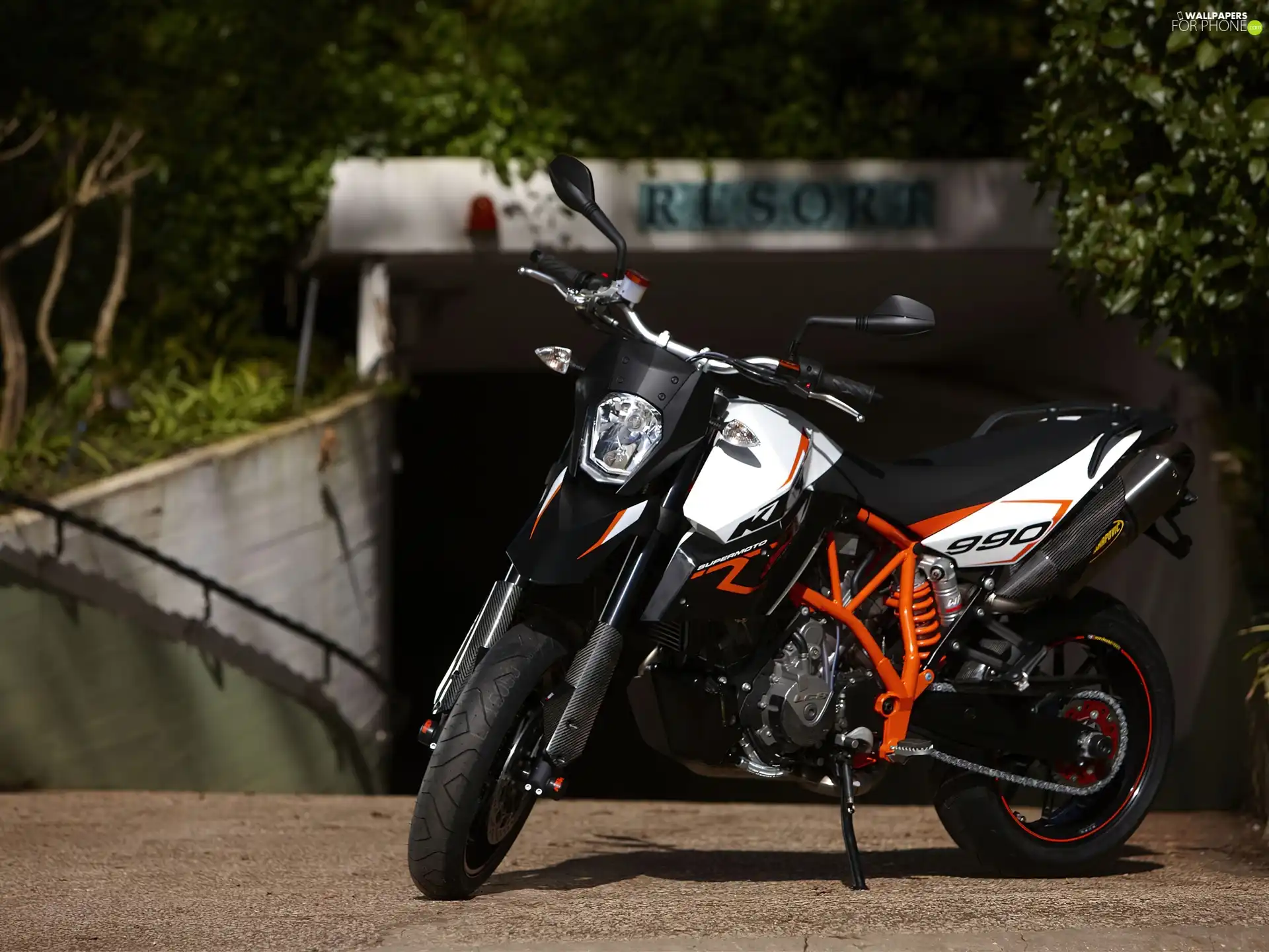 Engine, KTM 990 Supermoto, suspension