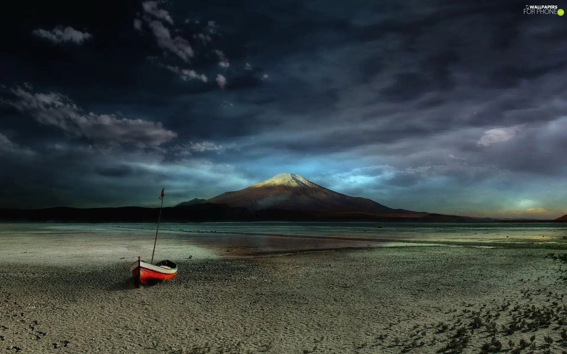 mountains, Beaches, Tanzania, Boat