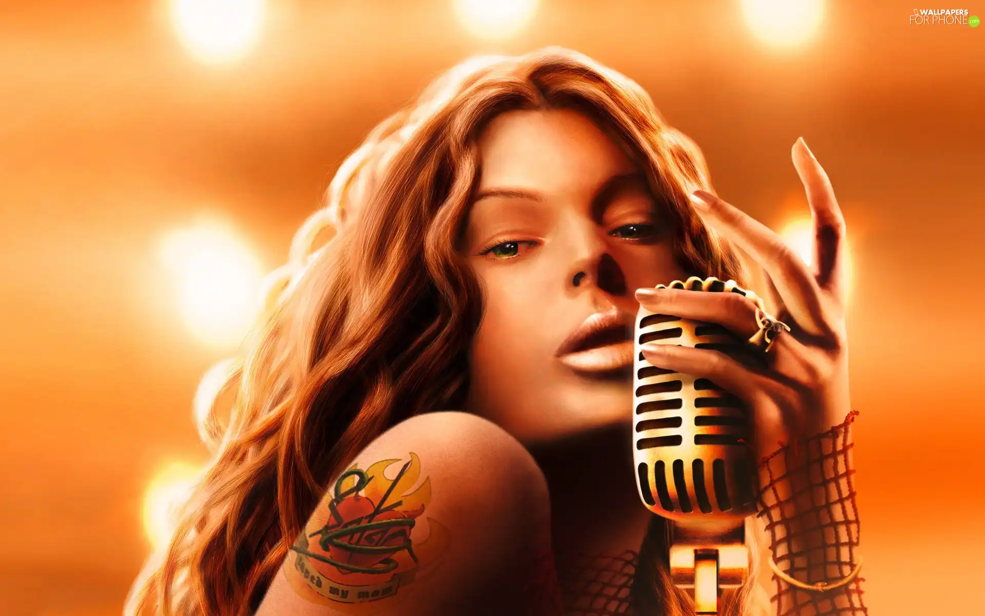 Singing, Mike, Tattoo, Women