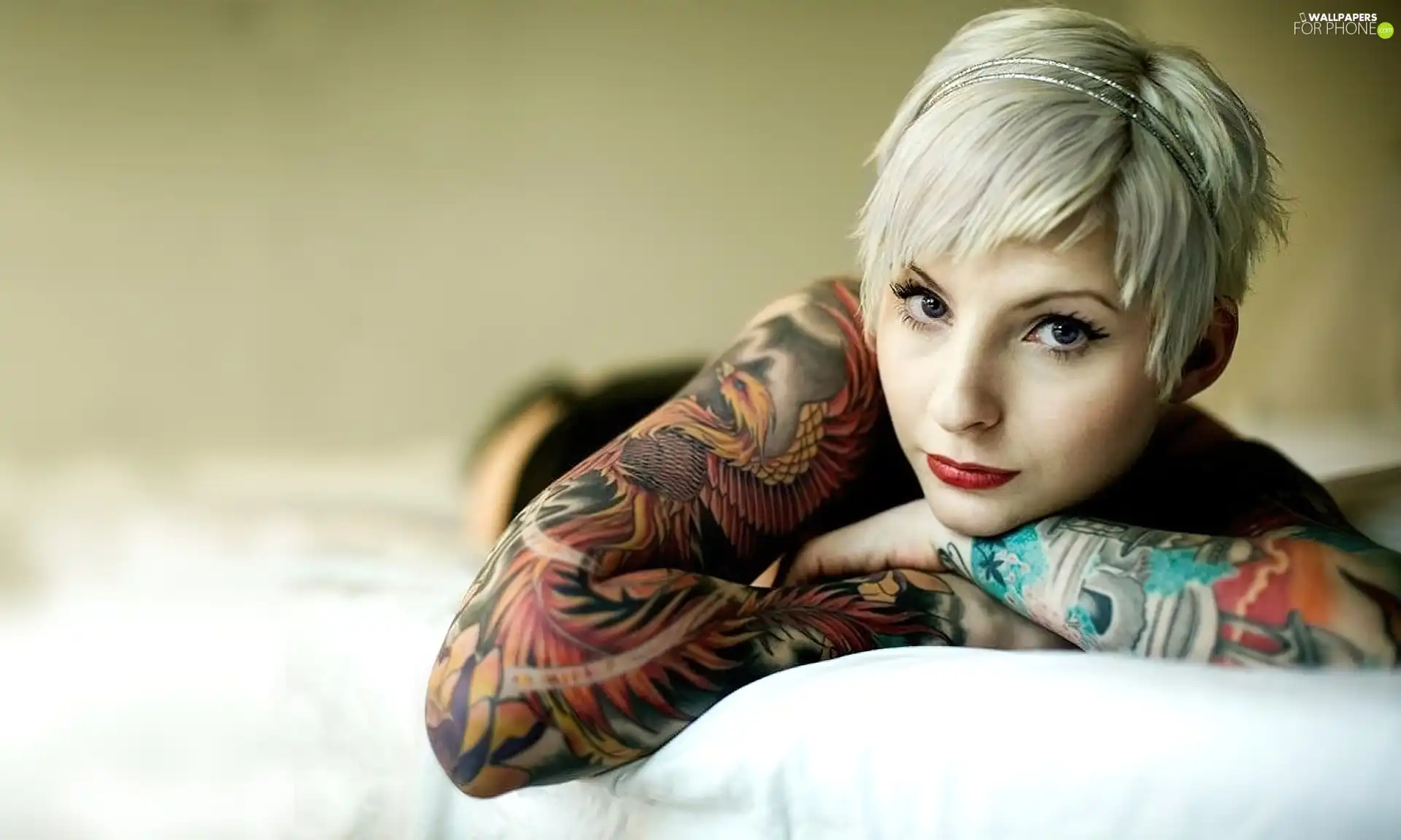 tattoos, girl, Band