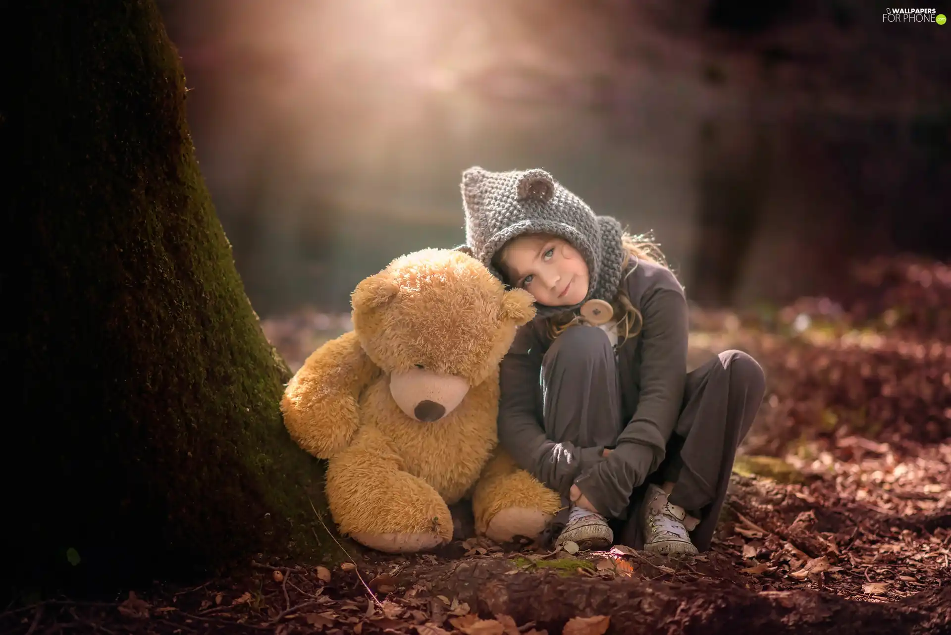 toy, girl, teddy bear