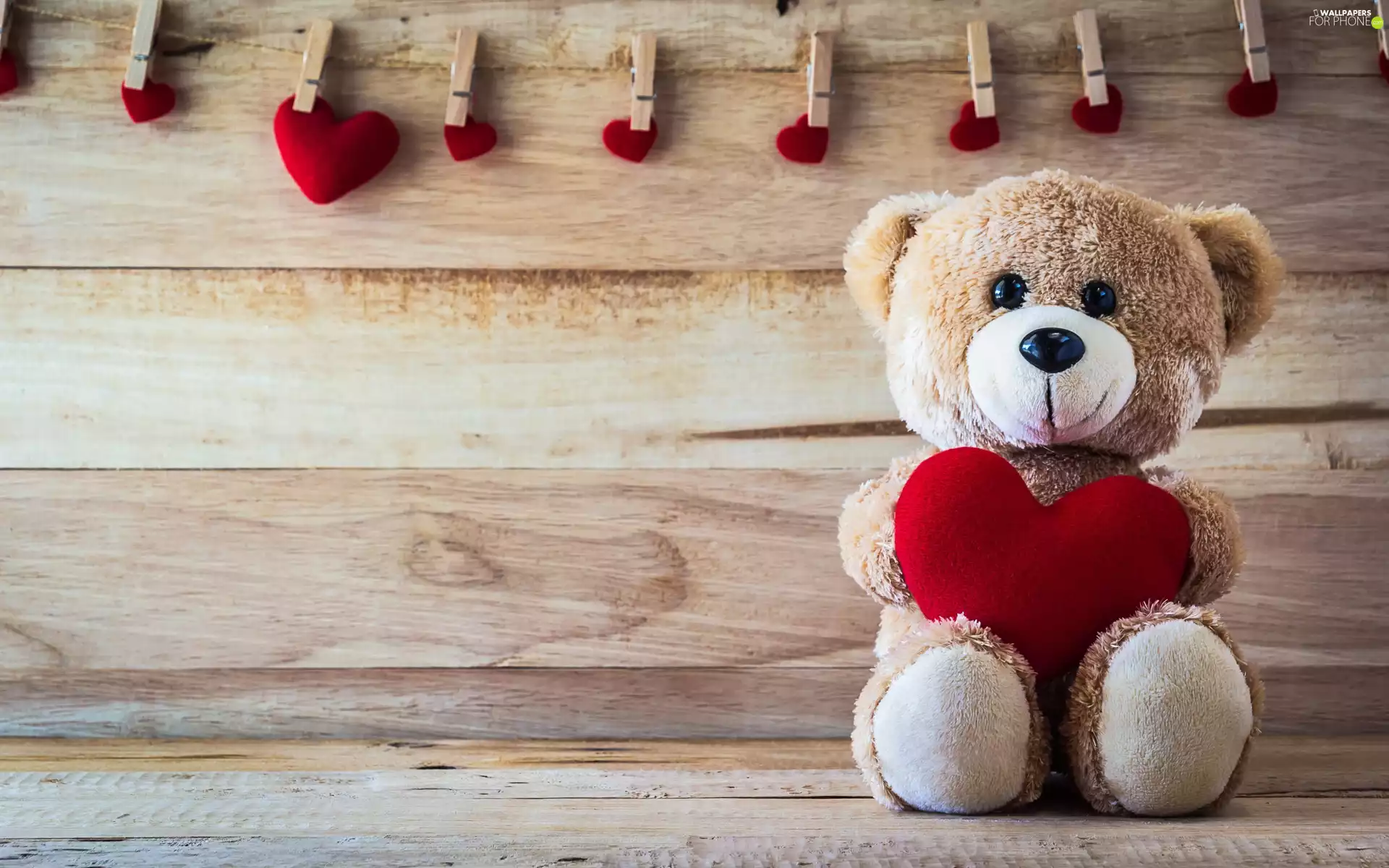 Heart teddybear, Plush, teddy bear