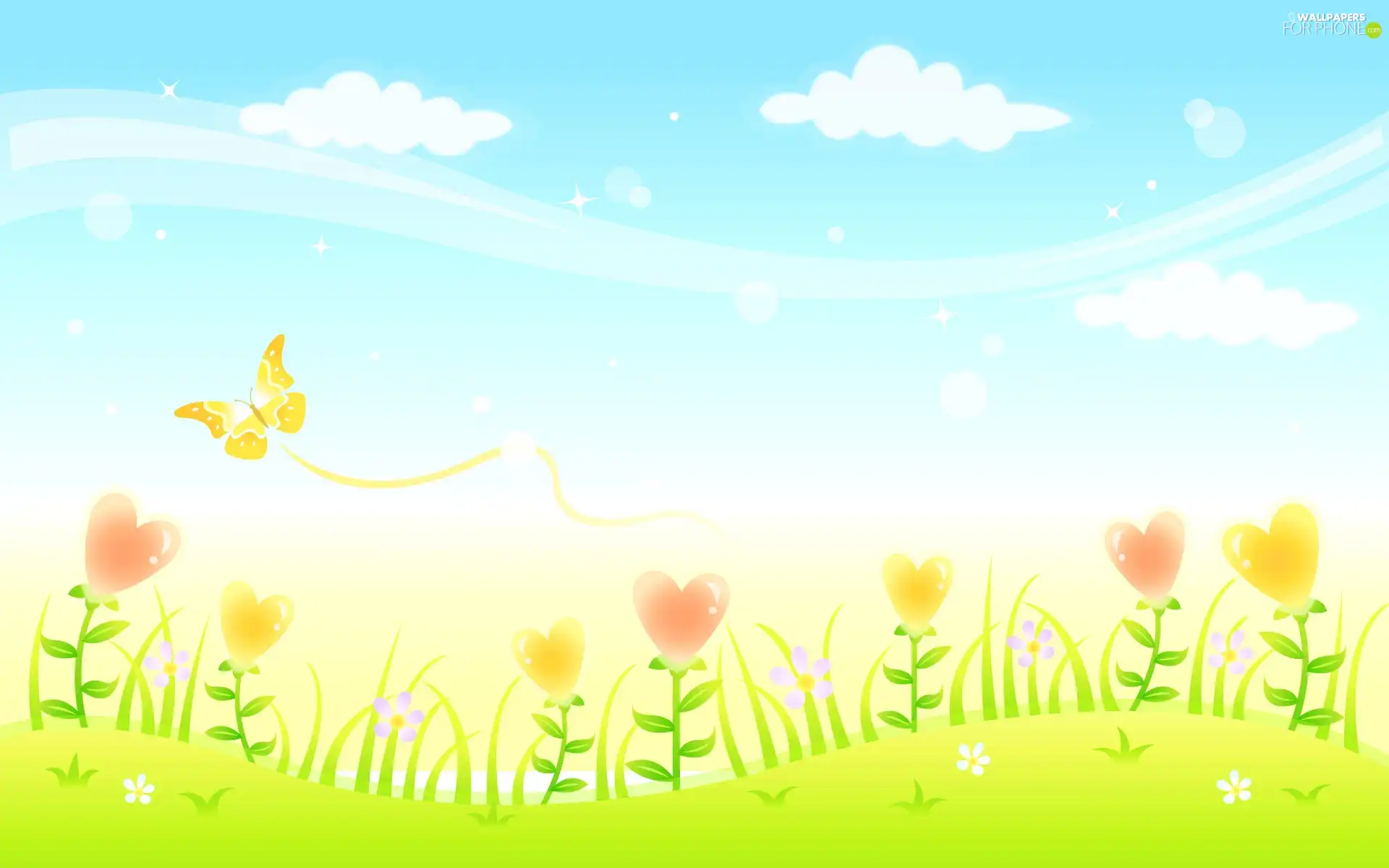 texture, meadow, Flowers