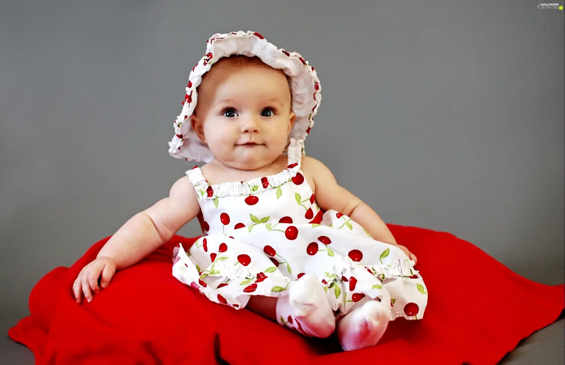 hat, girl, The dress