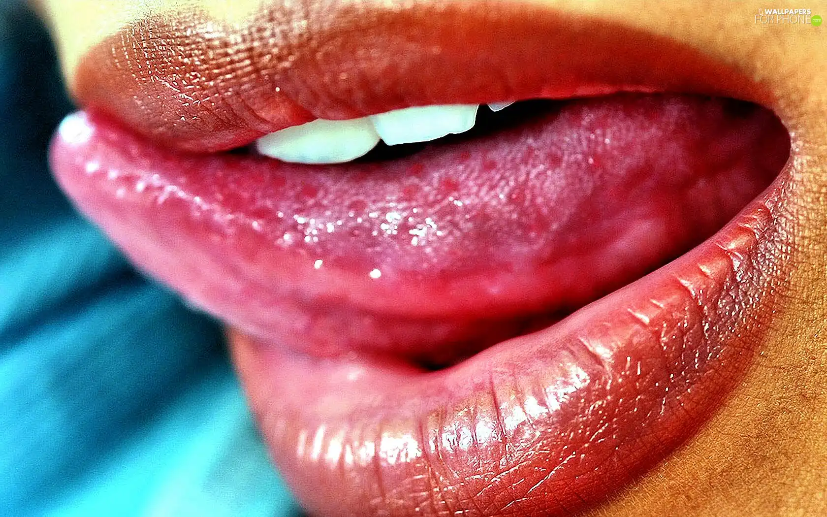 Tounge, Women, lips