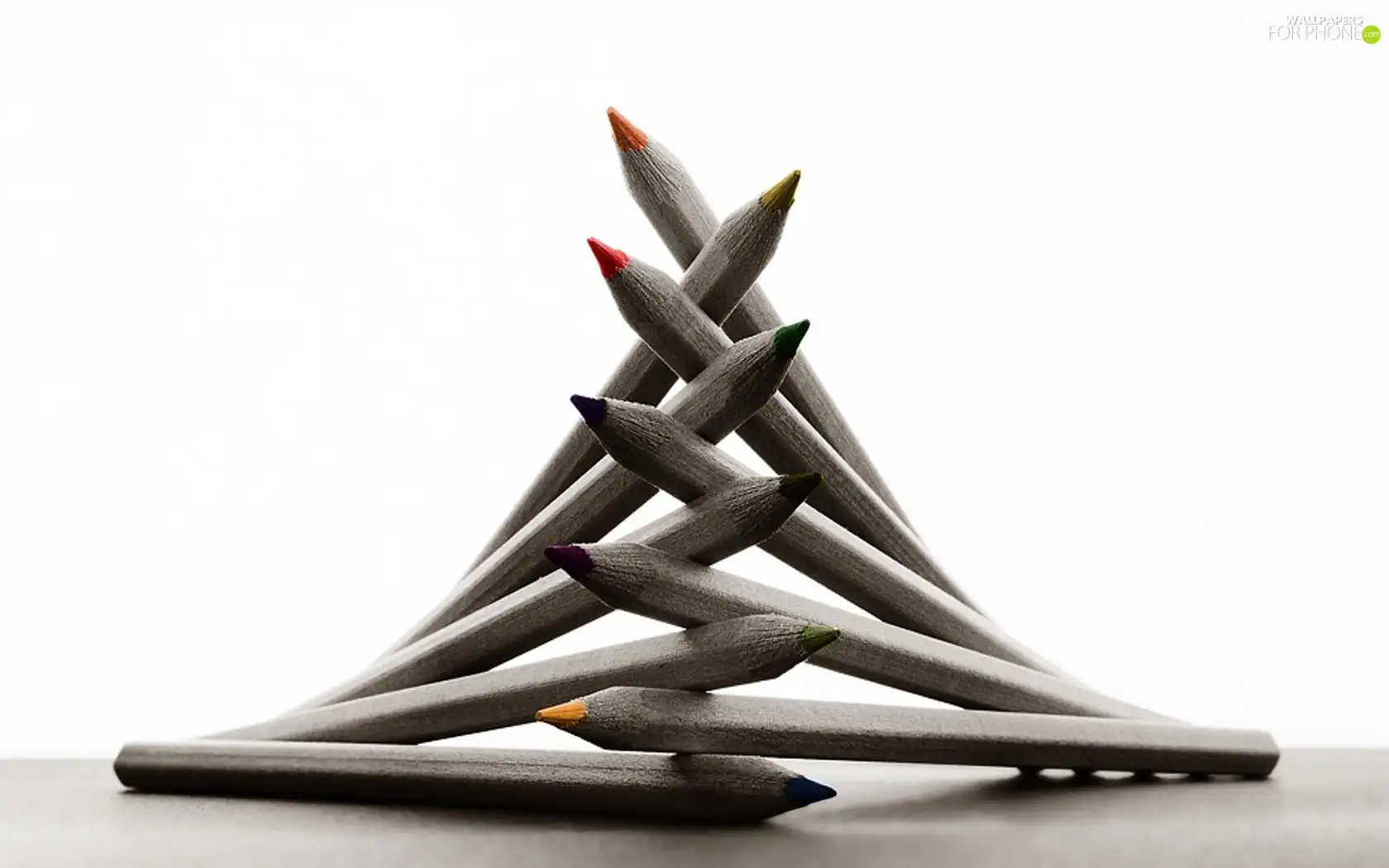 crayons, tower