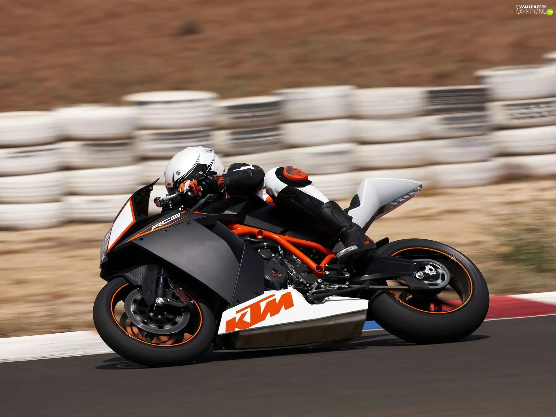 race, KTM RC8, track