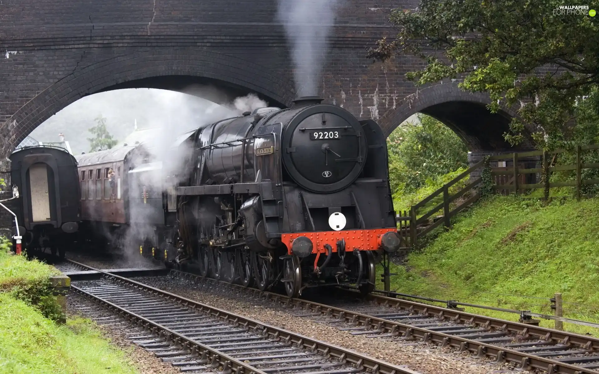 Train, bridge, ##, locomotive