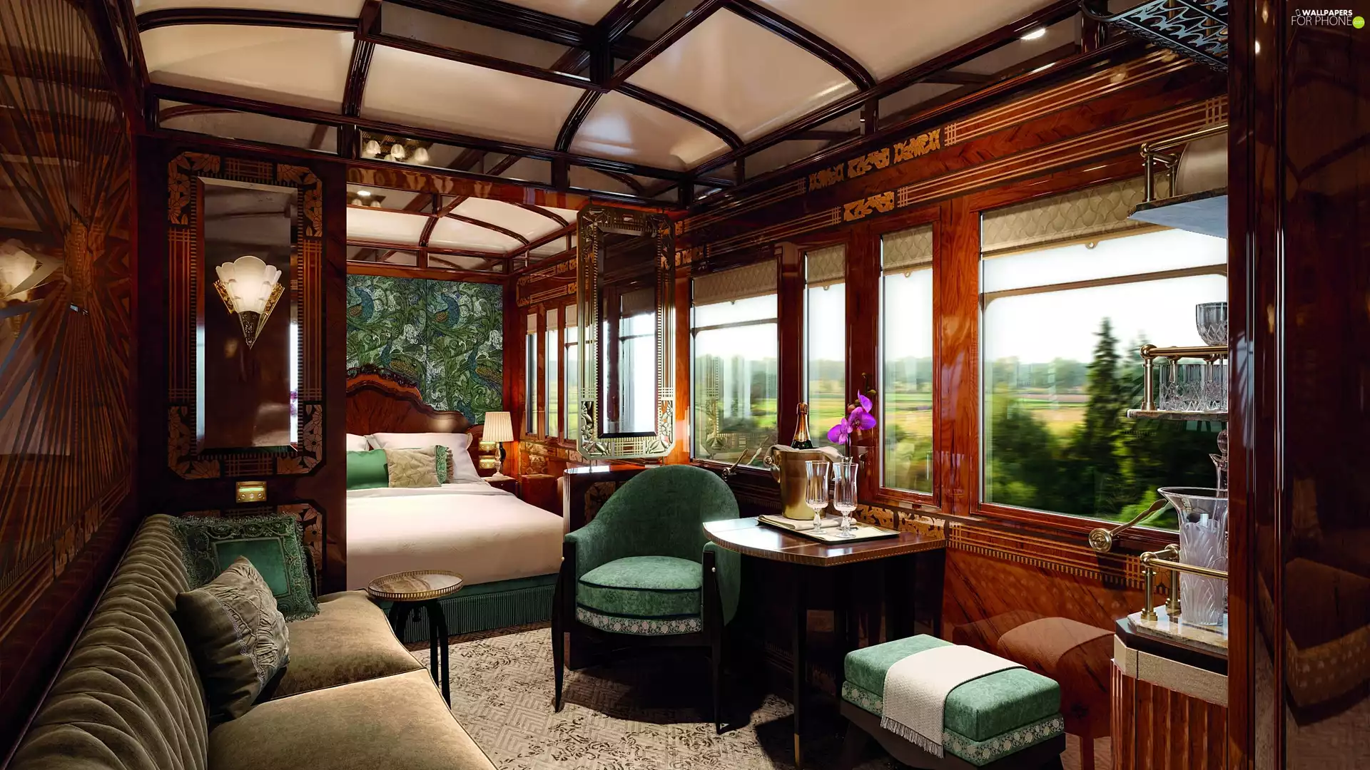 Luxury, Venice Simplon-Orient-Express, Sleeping Car, Train